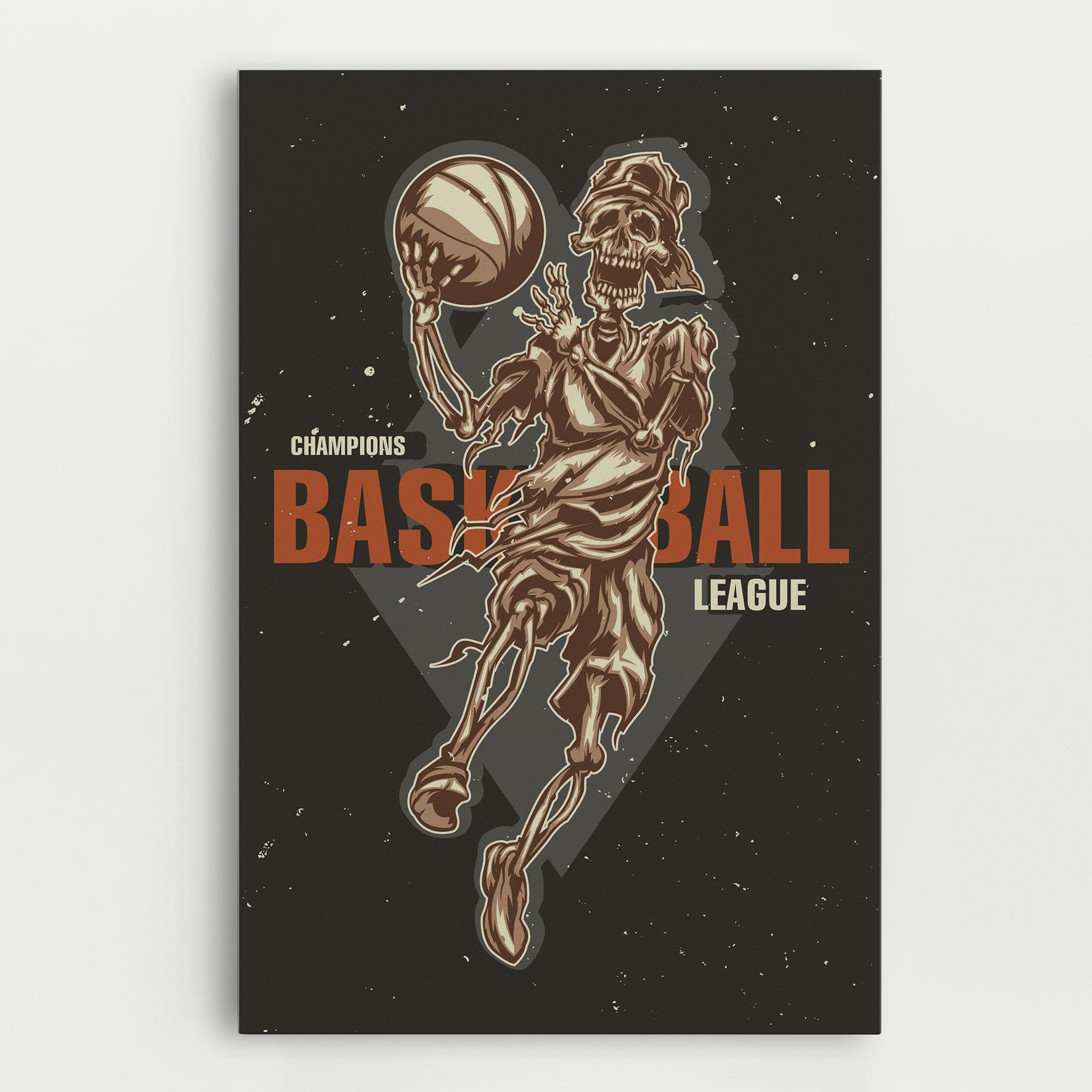 Tablou Canvas Basketball League mockup 0