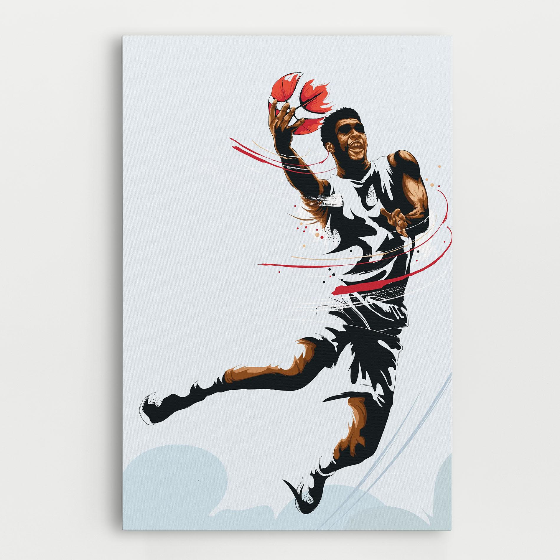 Tablou Canvas Basketball Shot mockup 0
