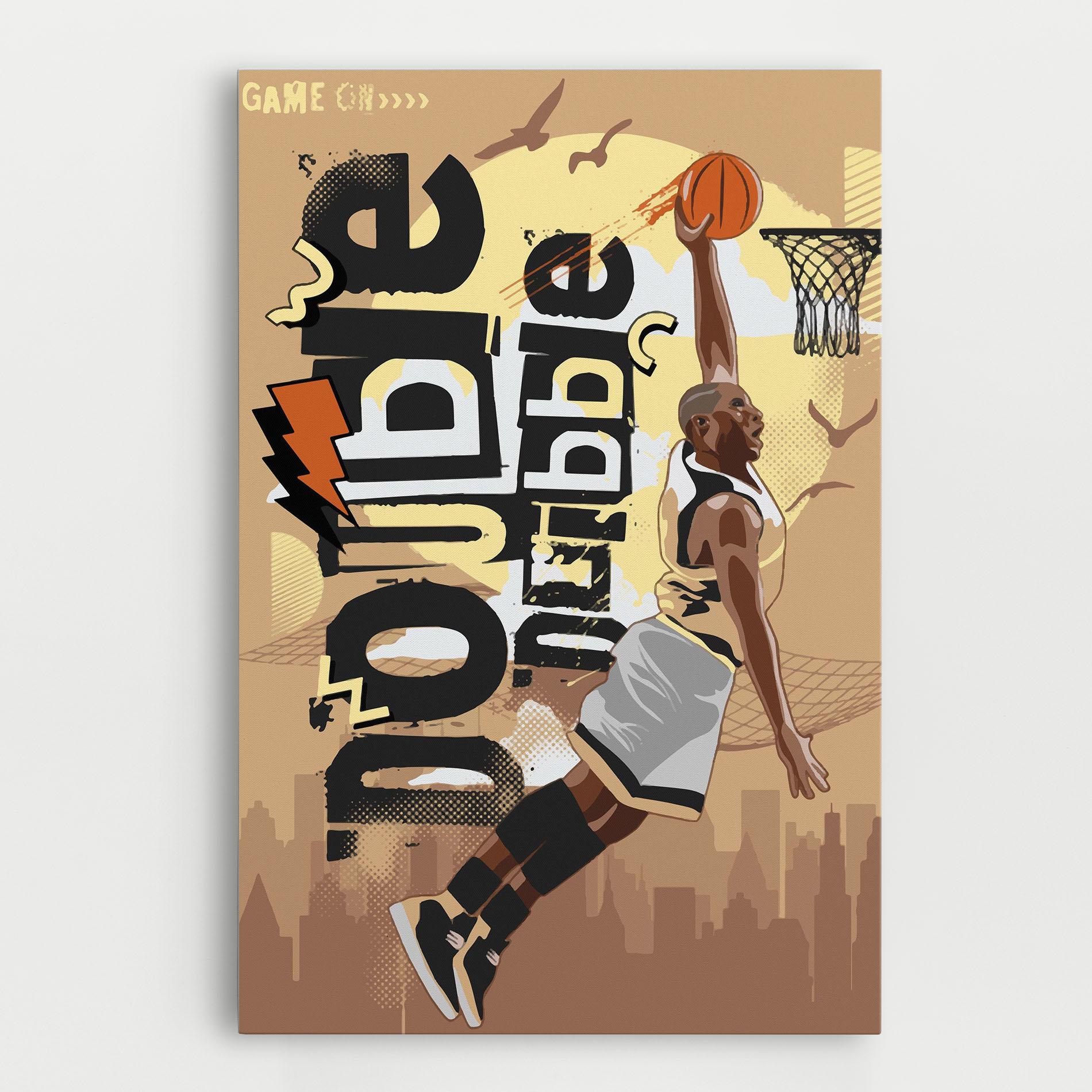 Tablou Canvas Double Dribble mockup 0