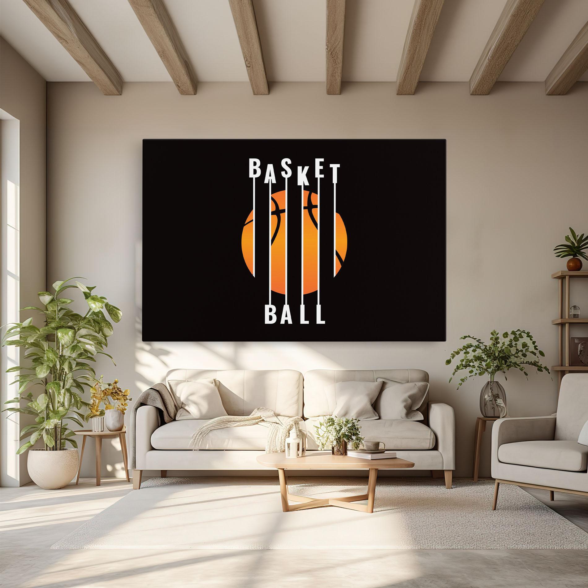 Tablou Canvas Basket Ball mockup 6