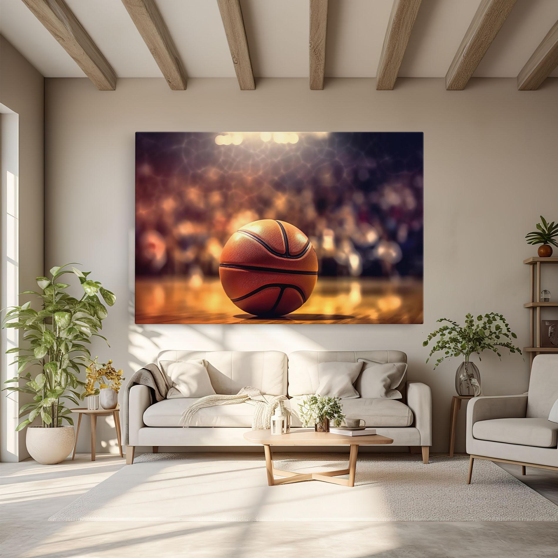 Tablou Canvas Basketball Arena mockup 6