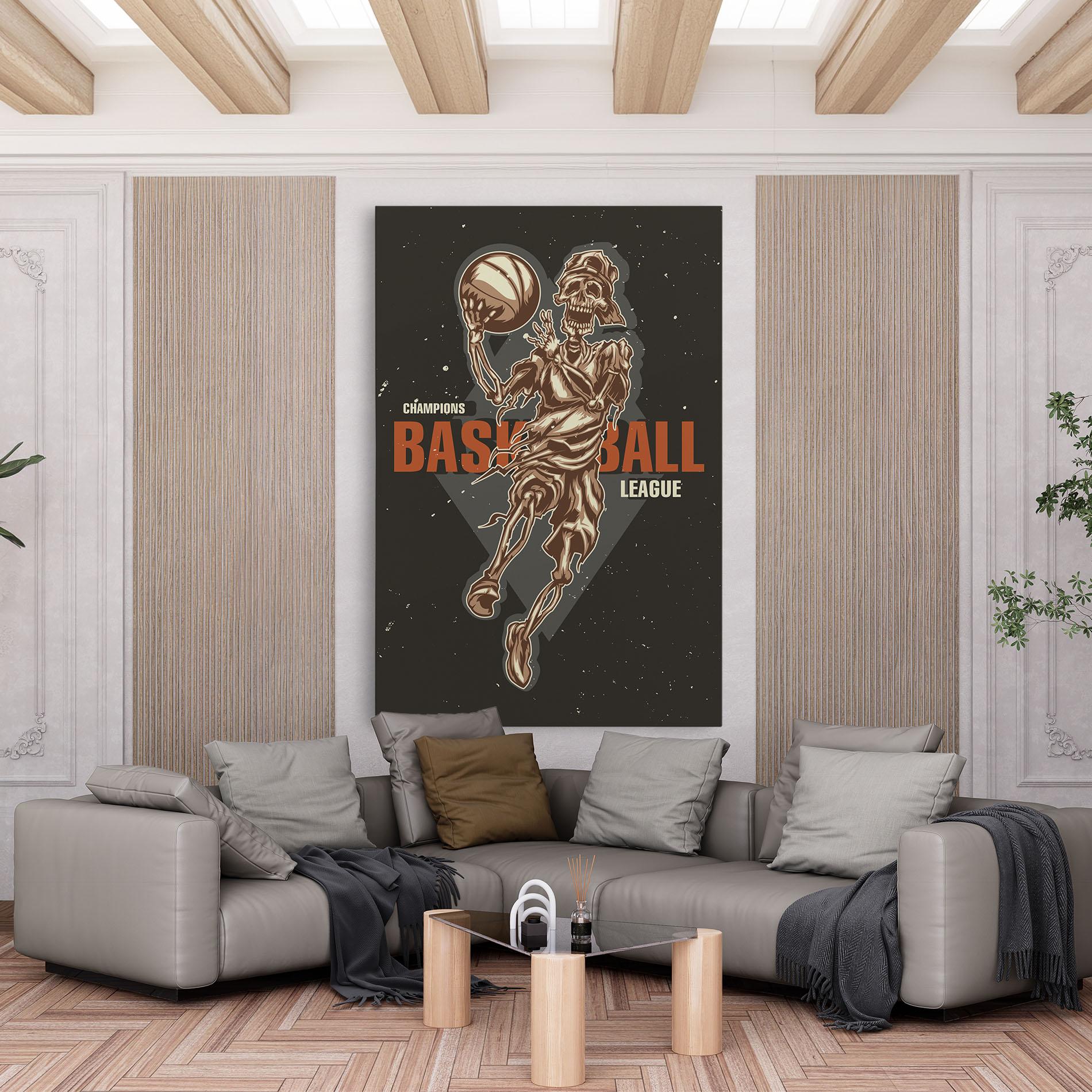 Tablou Canvas Basketball League mockup 6
