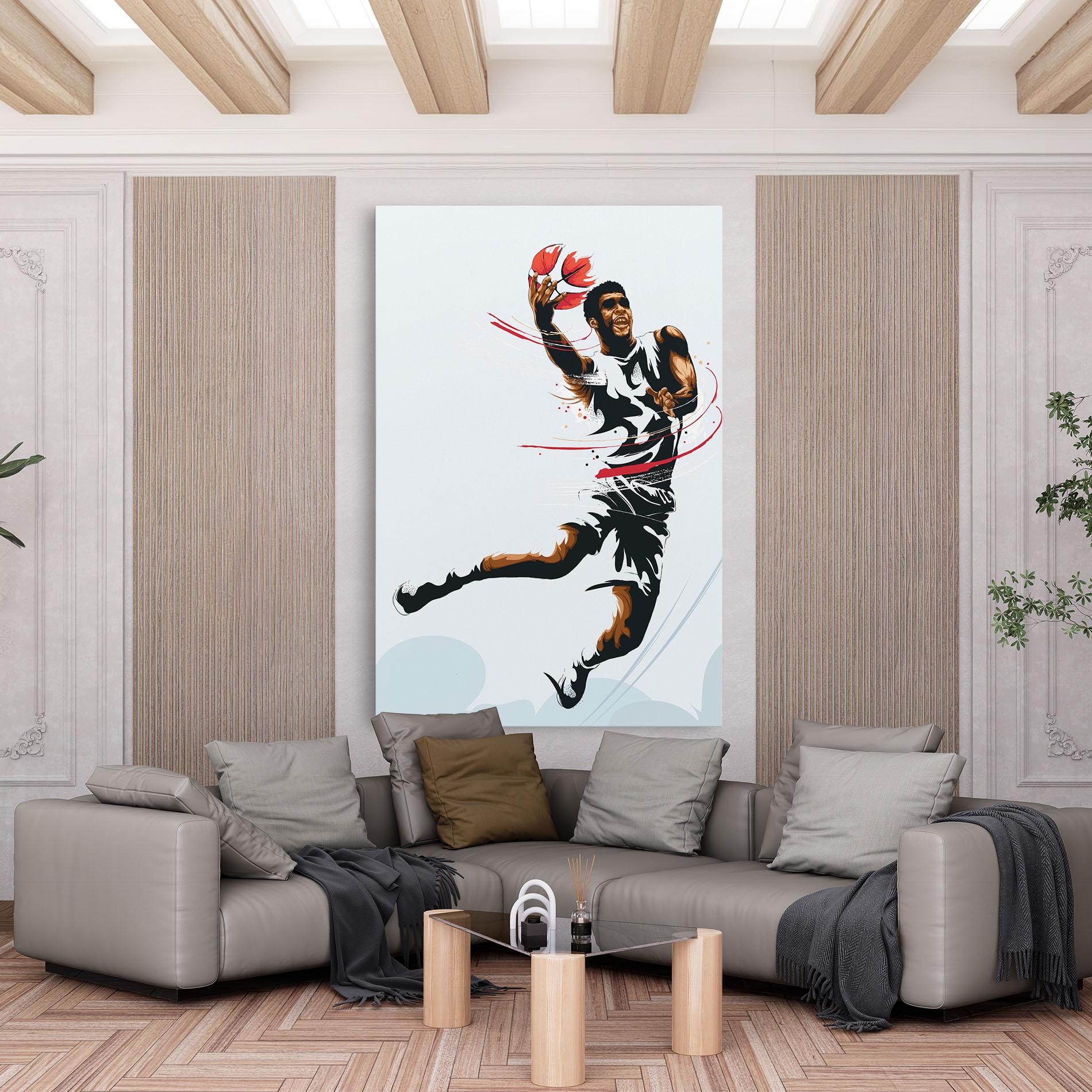 Tablou Canvas Basketball Shot mockup 6