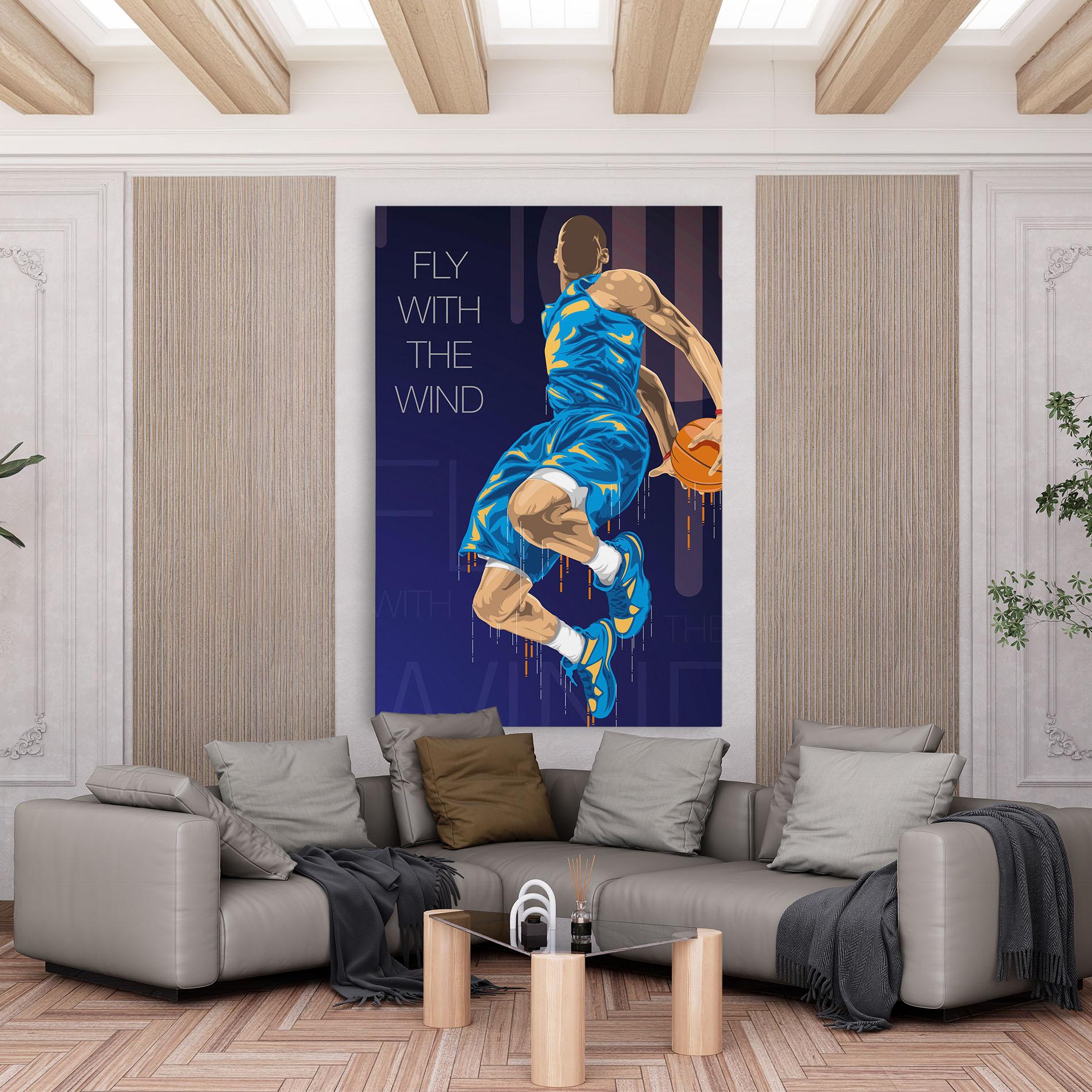 Tablou Canvas Fly With The Wind mockup 6