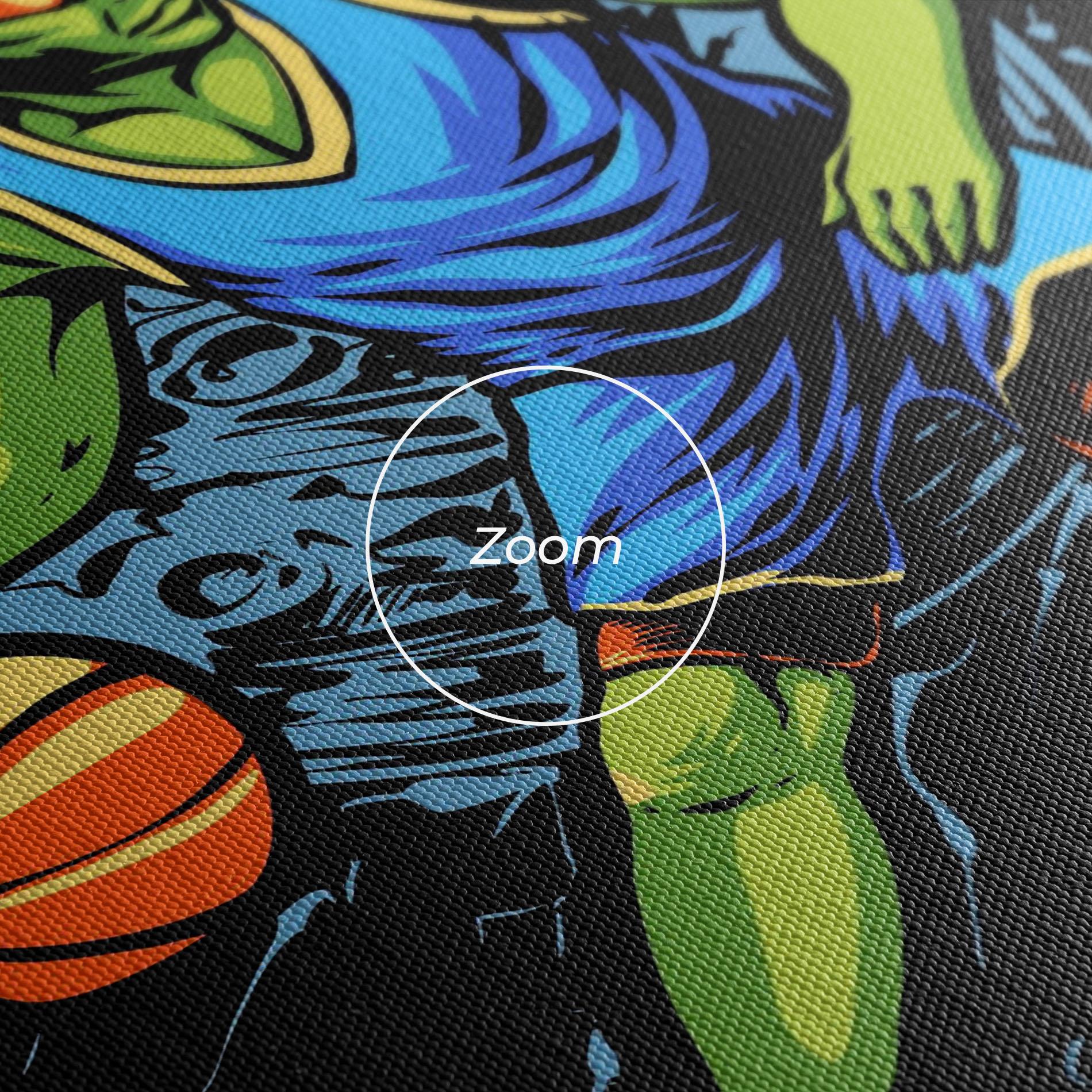 Tablou Canvas Alien Basketball mockup 3