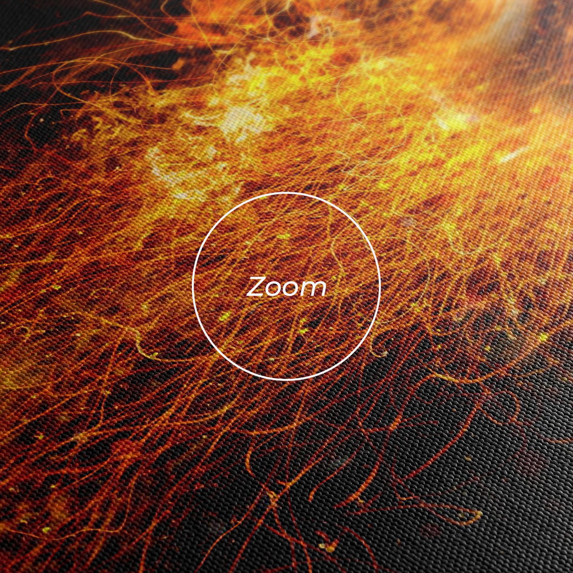 Tablou Canvas Basket Ball Flame mockup 3