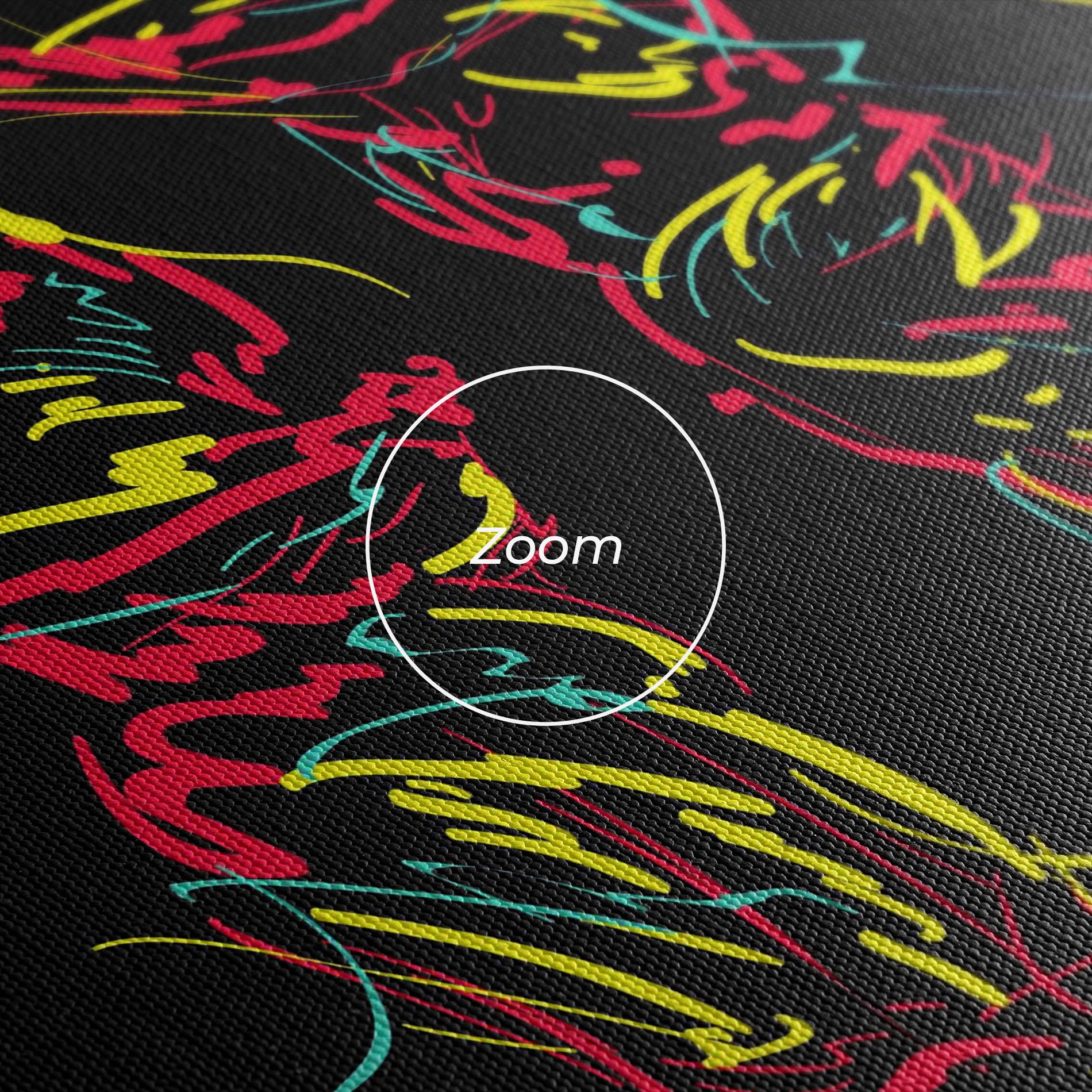 Tablou Canvas Basket Line Jump mockup 3