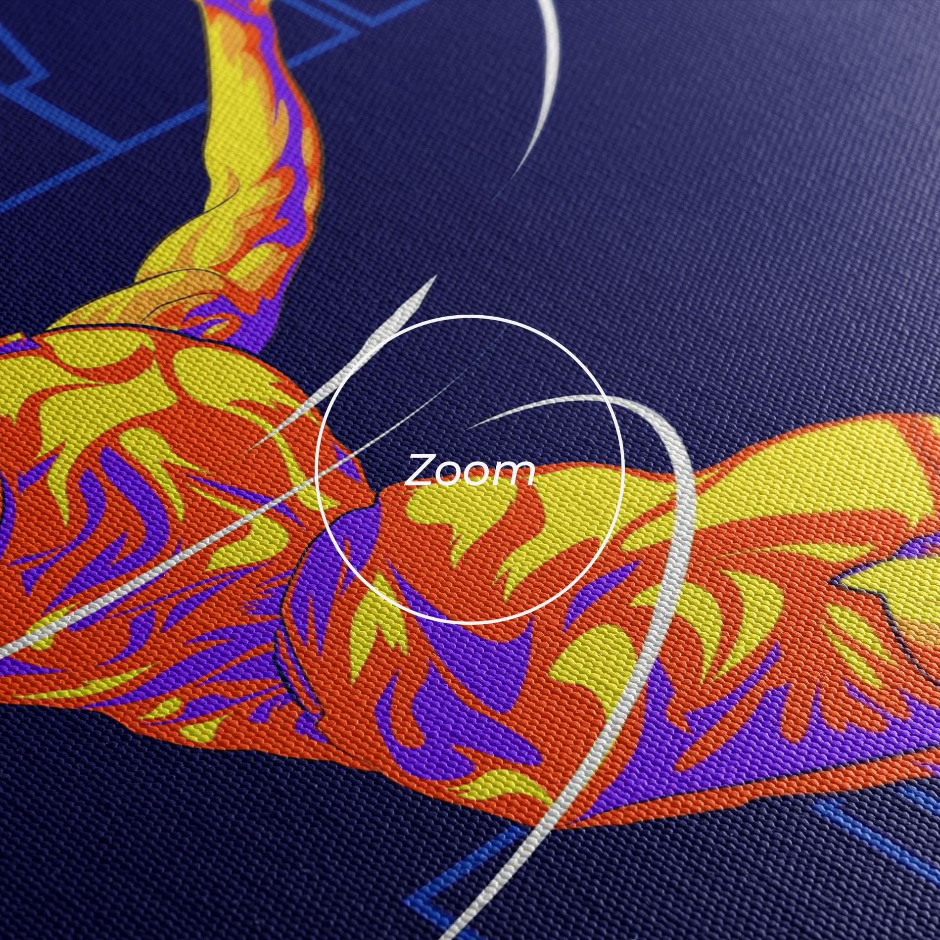 Tablou Canvas Basketball Blue mockup 3