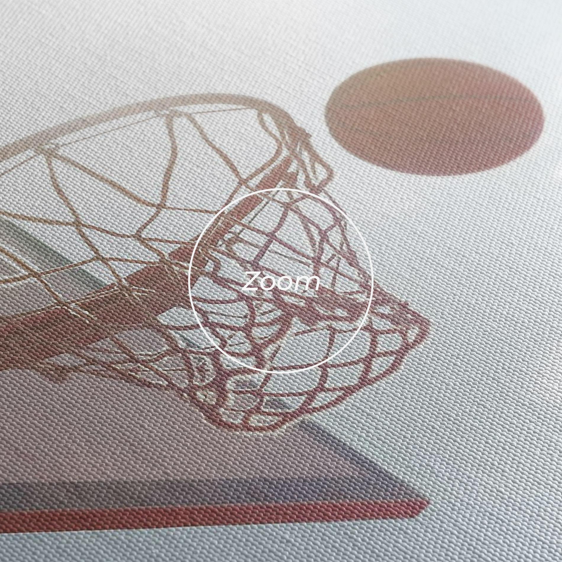 Tablou Canvas Basketball Hoop mockup 3