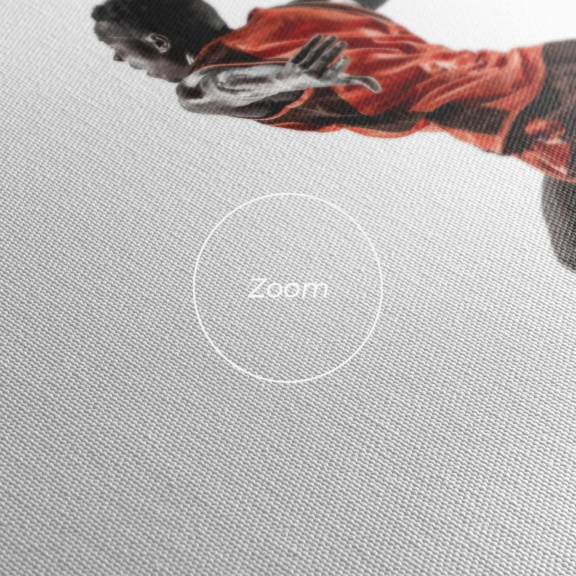 Tablou Canvas Basketball Player Flying mockup 3