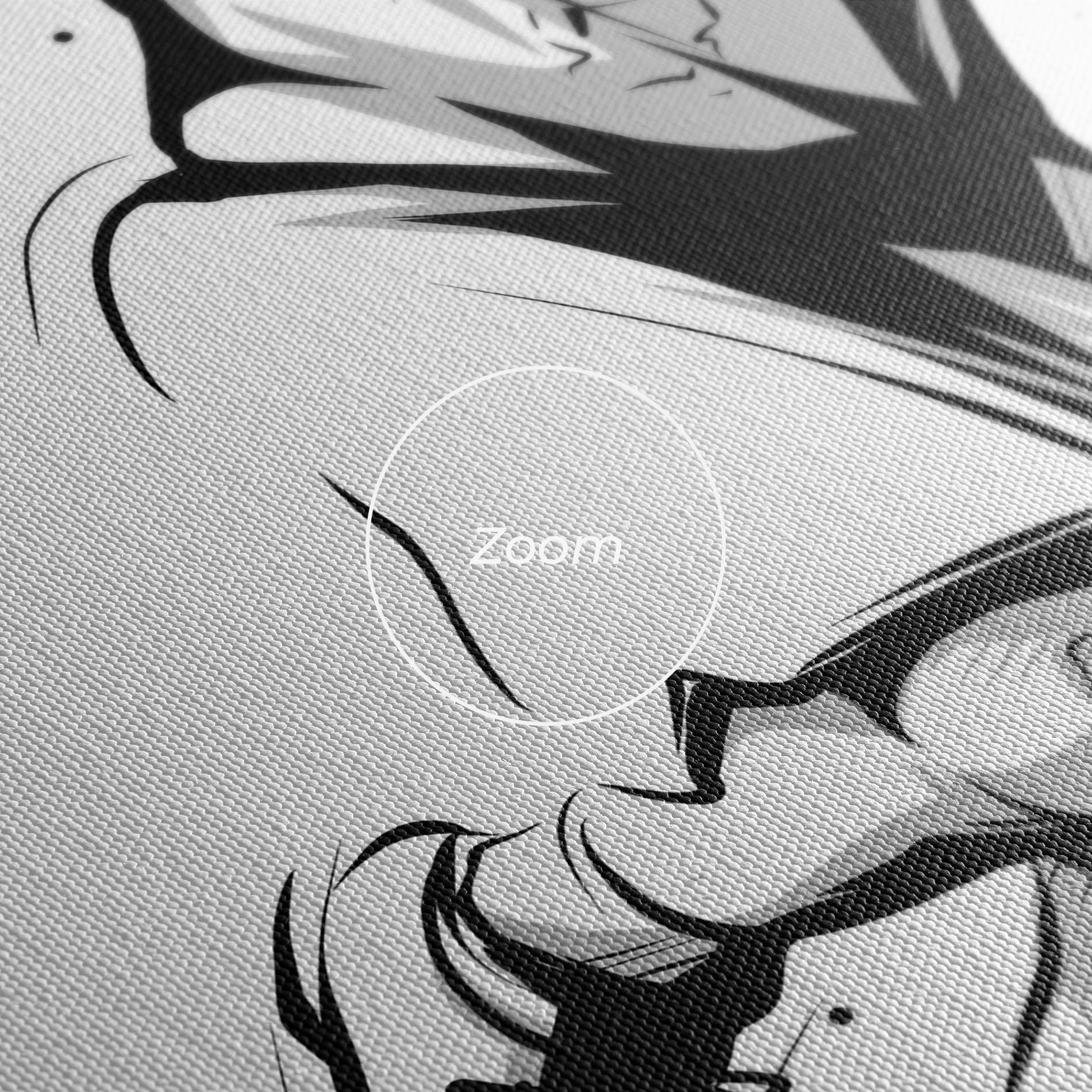 Tablou Canvas Basketball Player Line mockup 3