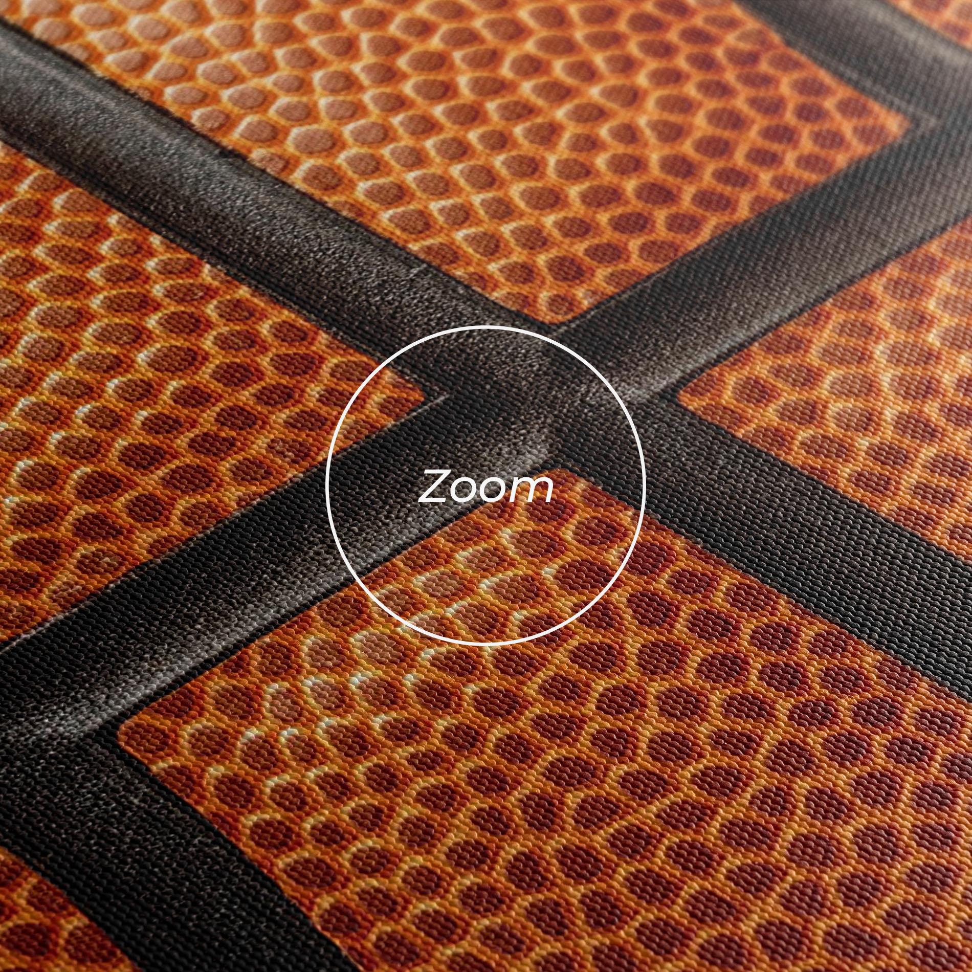 Tablou Canvas Close Up Leather Basketball mockup 3