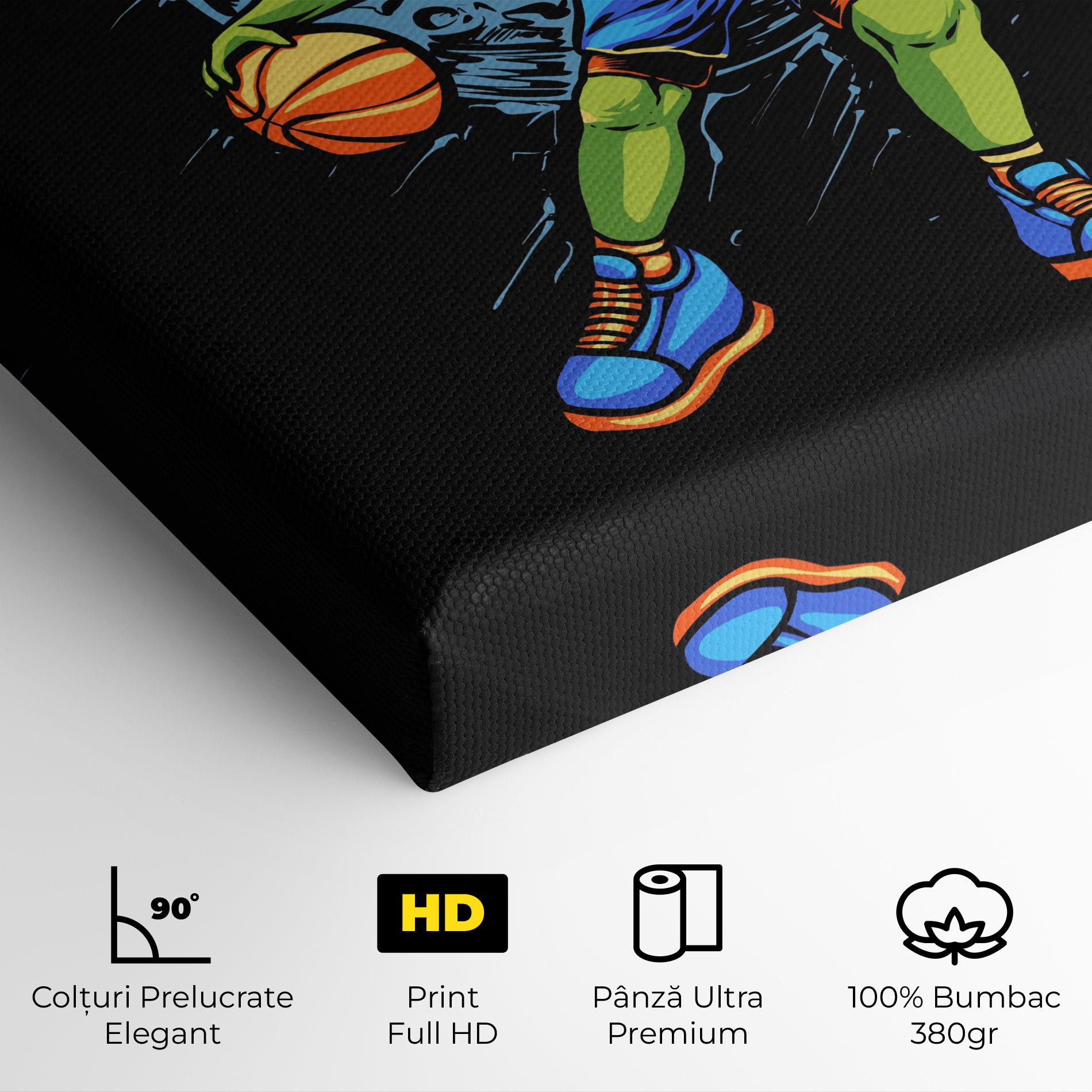 Tablou Canvas Alien Basketball mockup 4