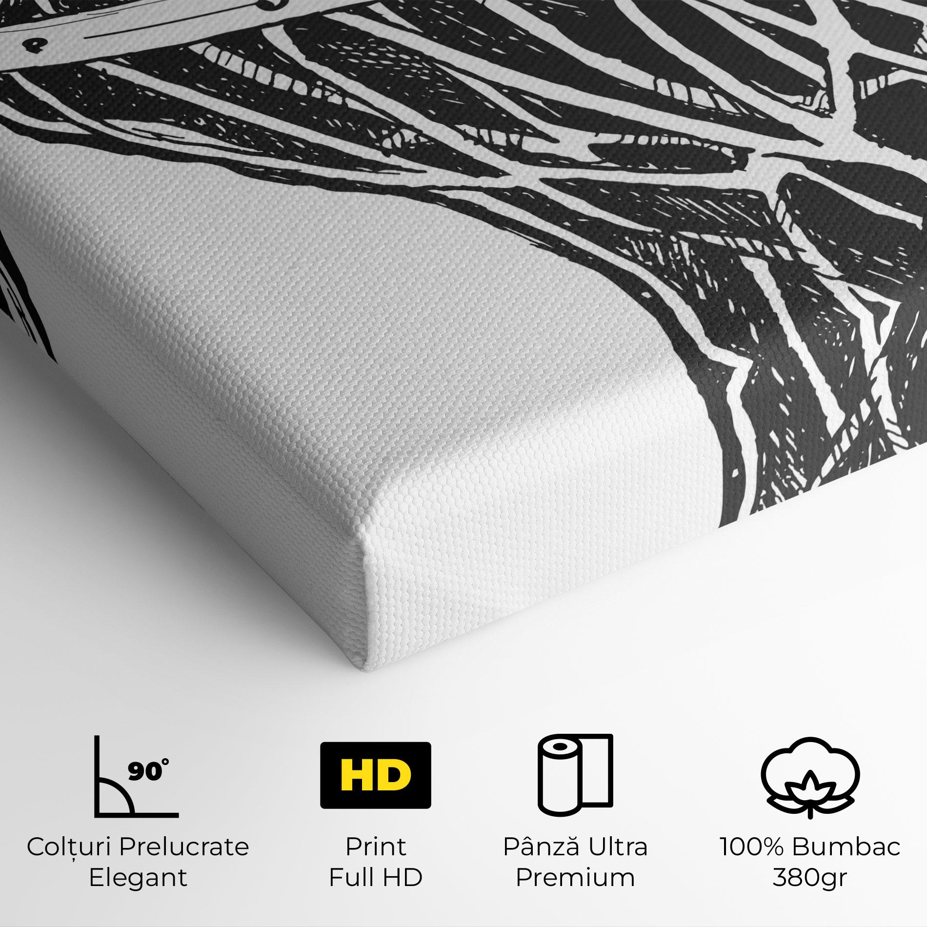 Tablou Canvas Basketball Grey Hoop mockup 4