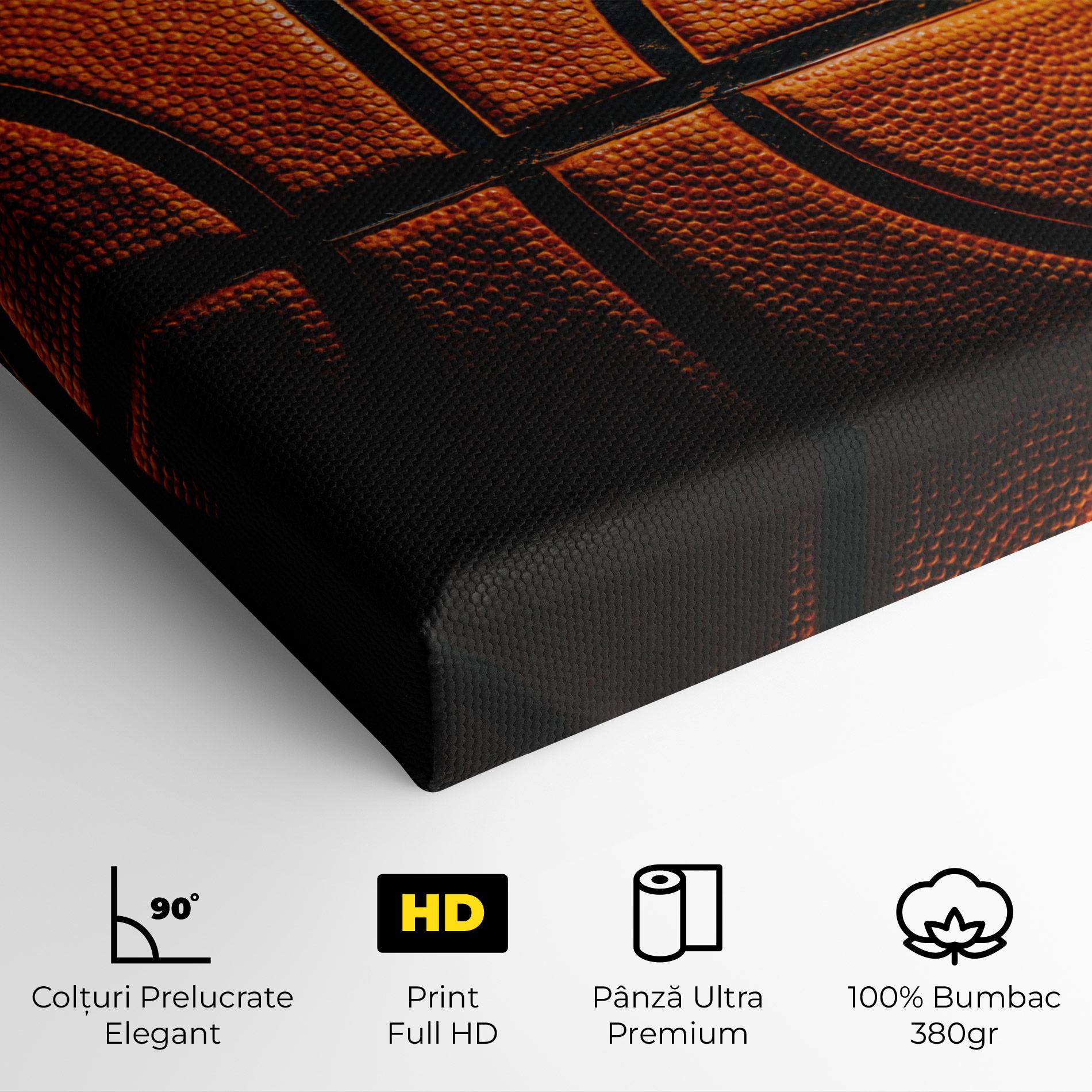 Tablou Canvas Orange Basketball mockup 4