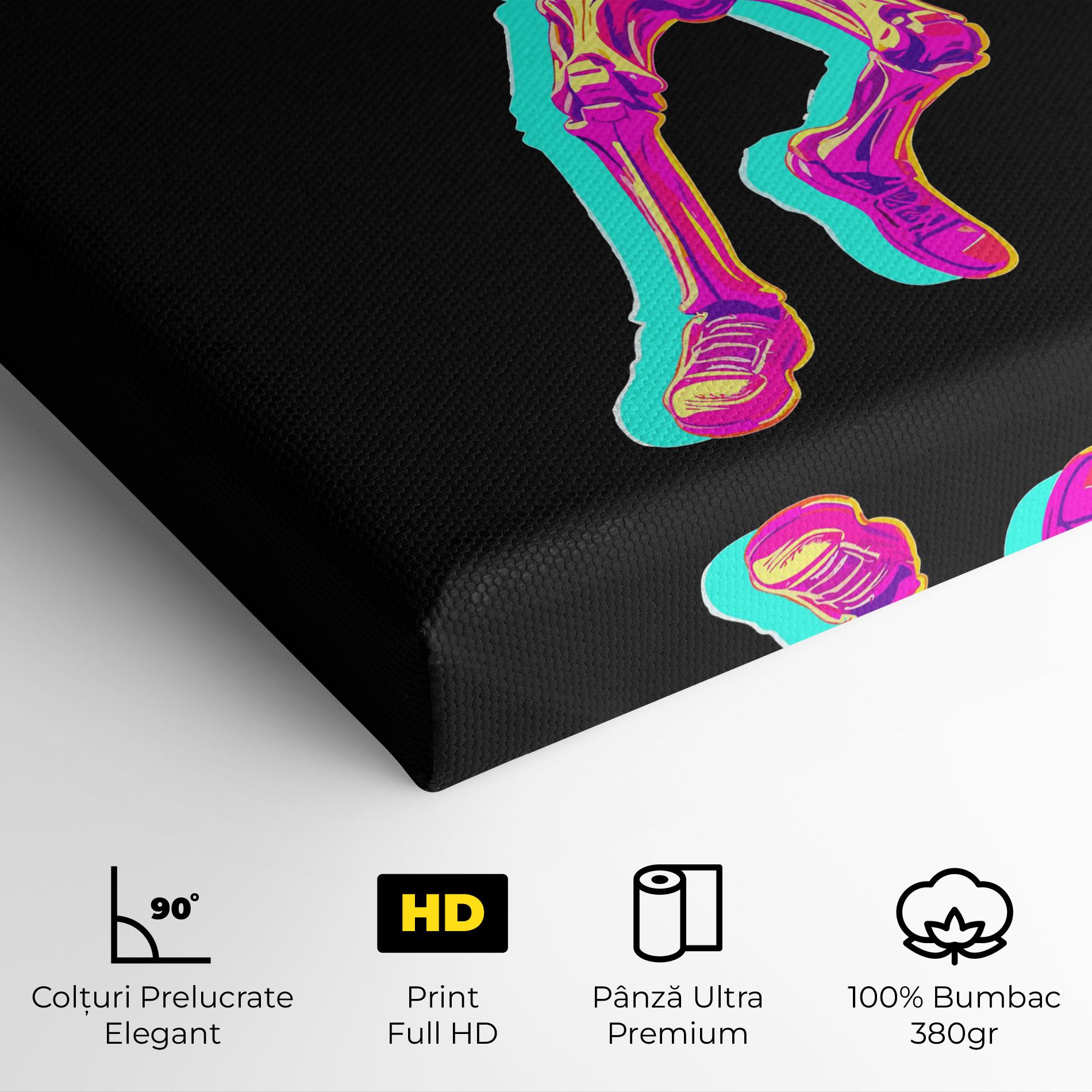 Tablou Canvas Skeleton Basketball mockup 4