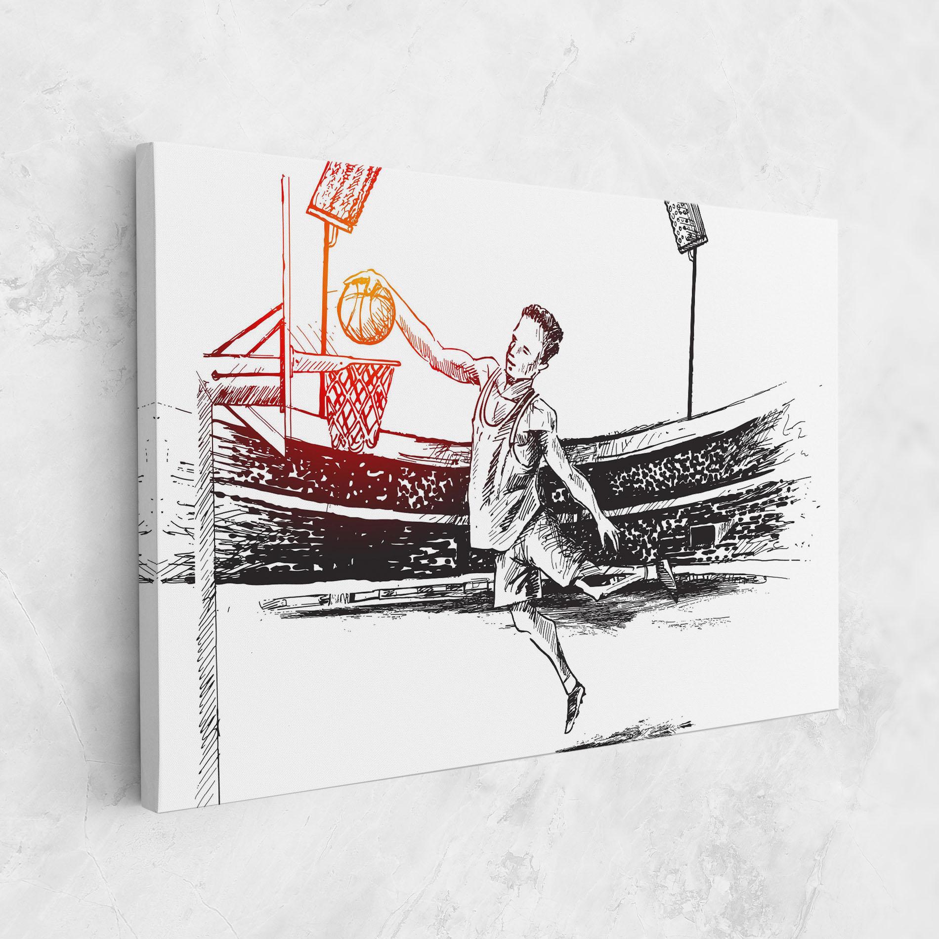 Tablou Canvas Basket Arena mockup 1