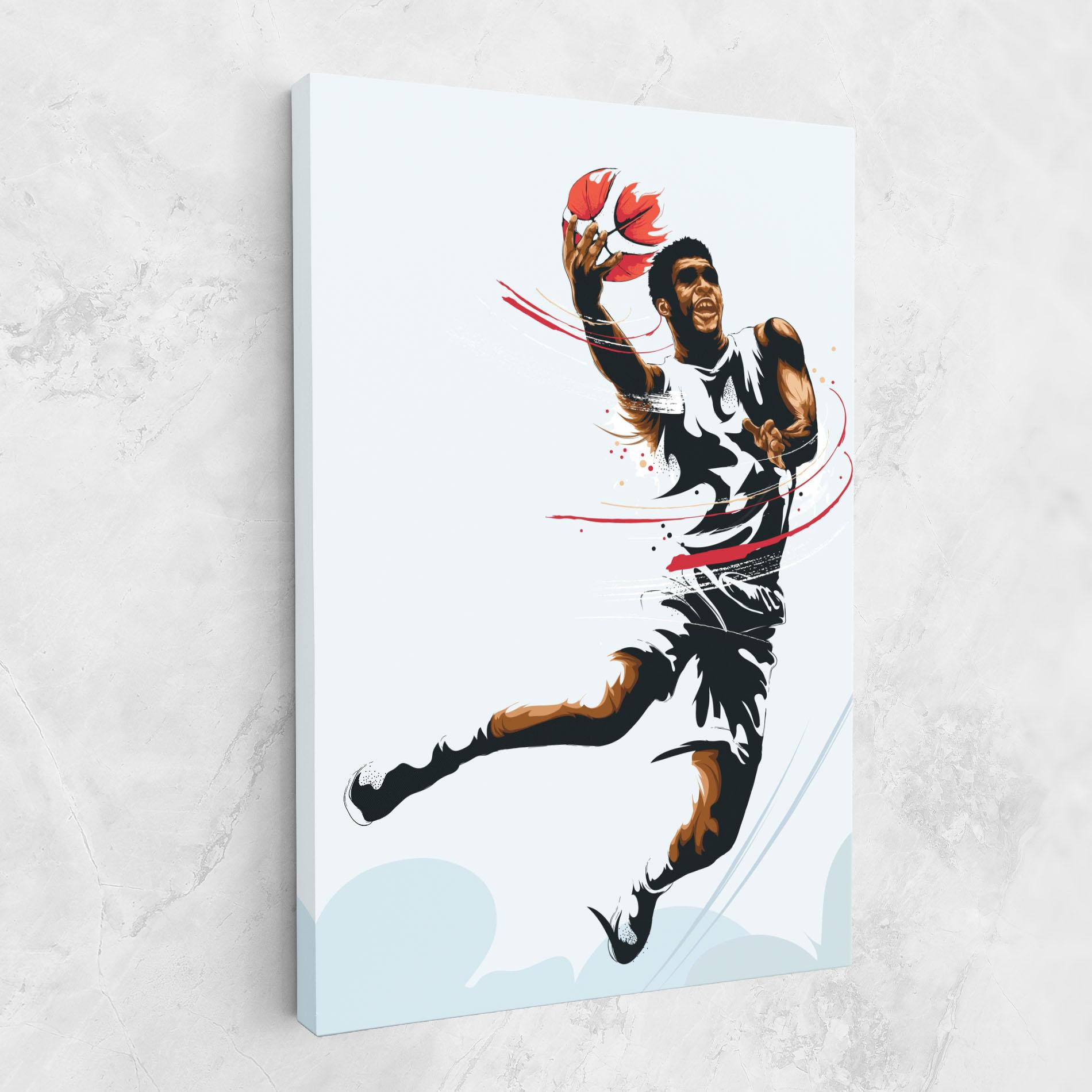 Tablou Canvas Basketball Shot mockup 1