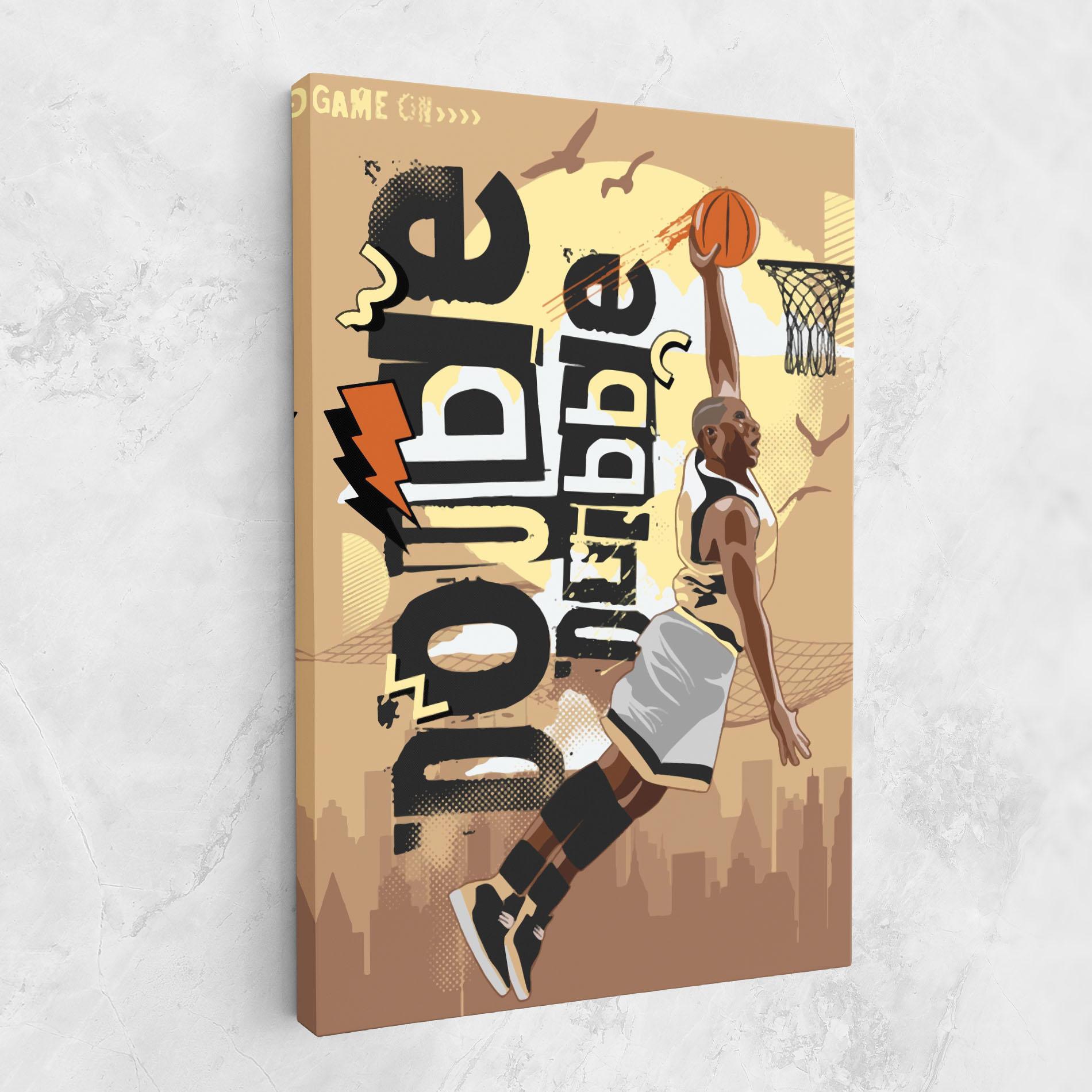 Tablou Canvas Double Dribble mockup 1