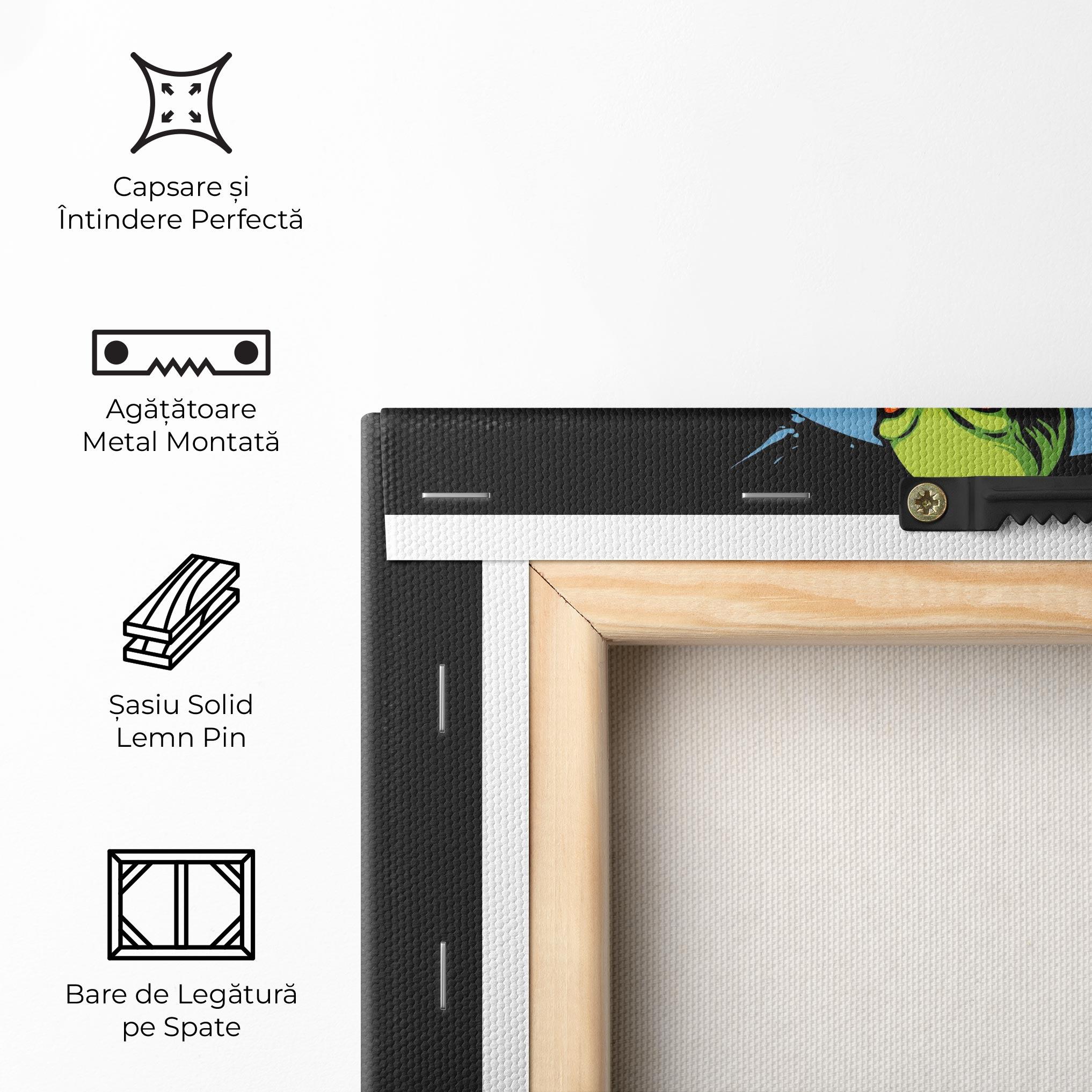 Tablou Canvas Alien Basketball mockup 5