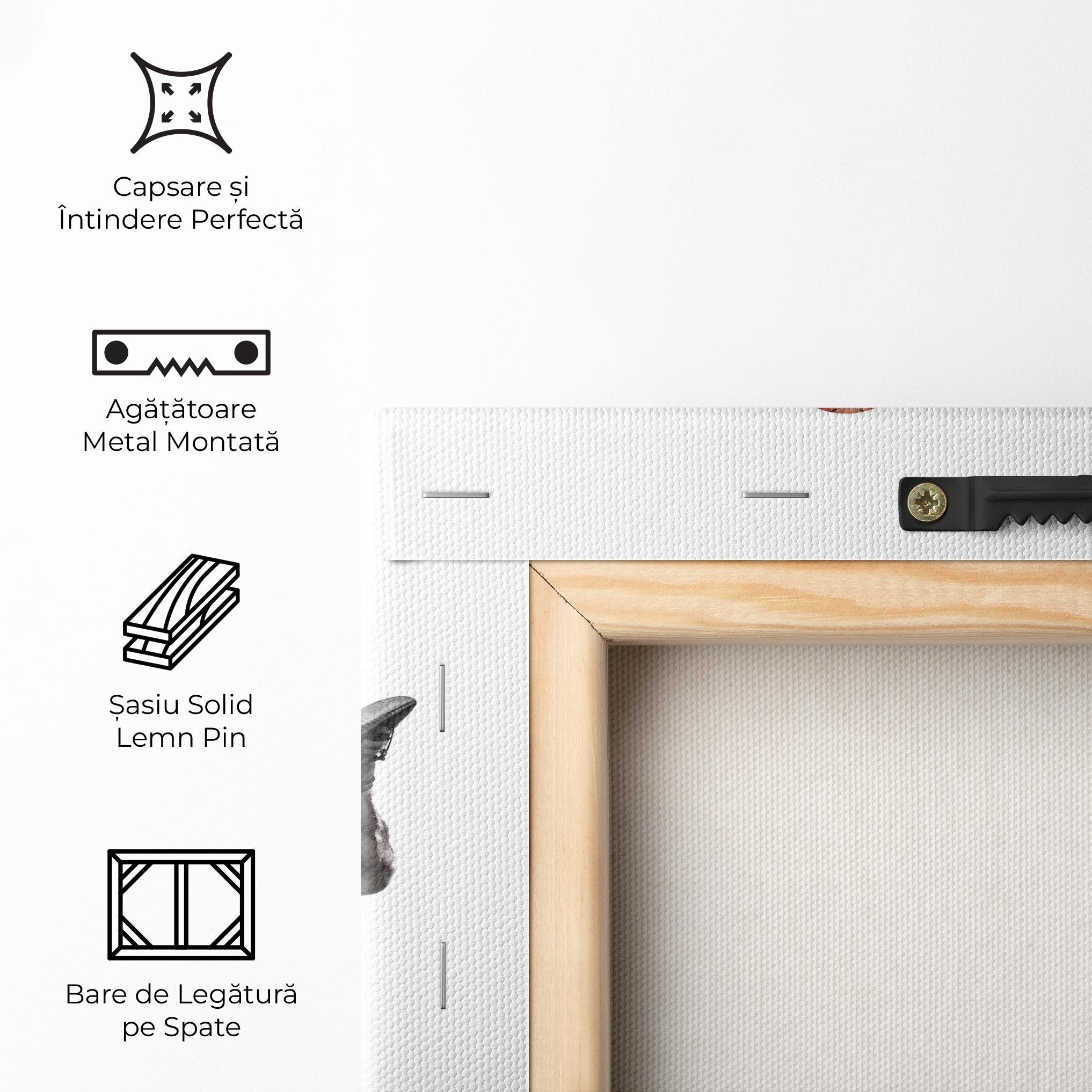 Tablou Canvas Basketball Player Flying mockup 5