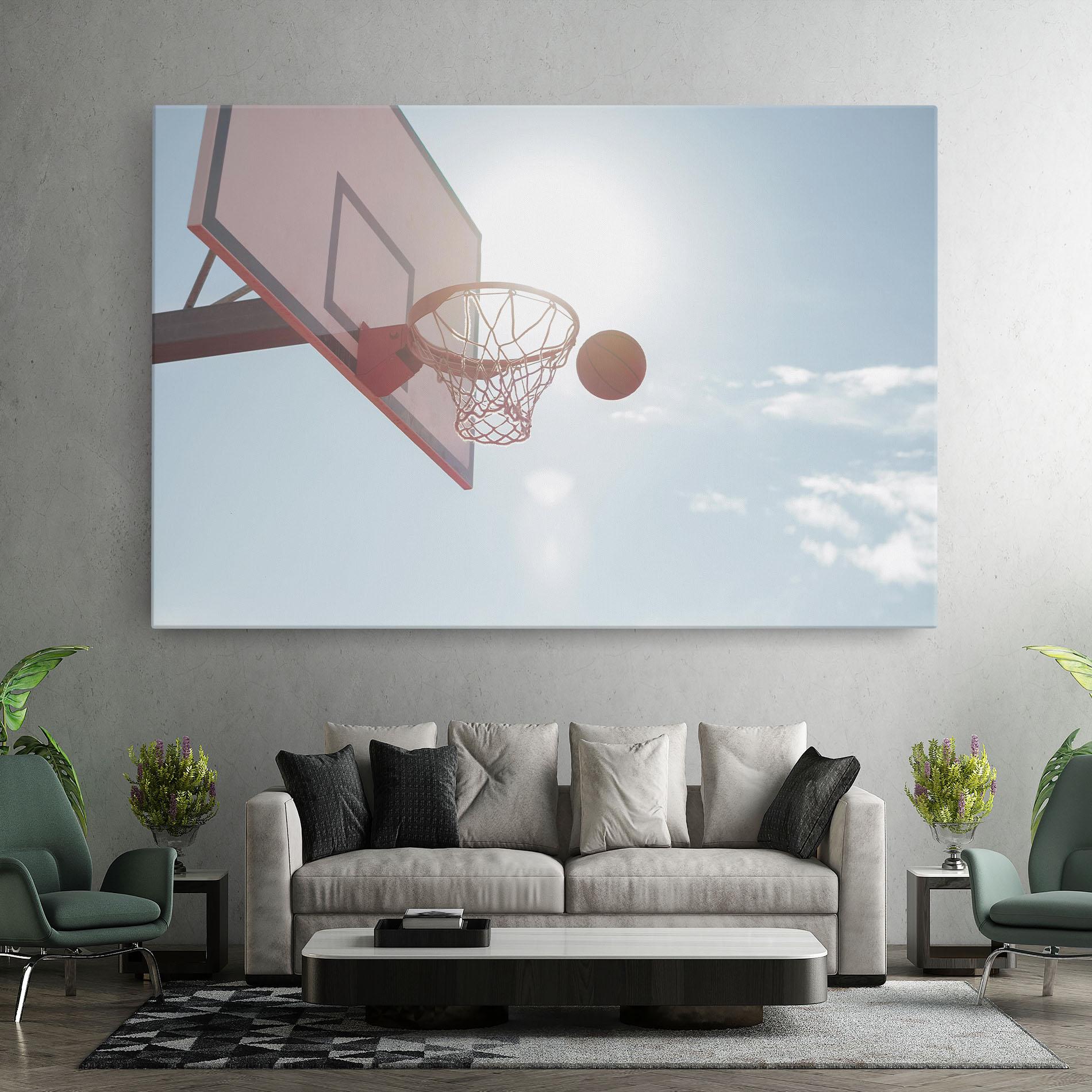 Tablou Canvas Basketball Hoop mockup 7