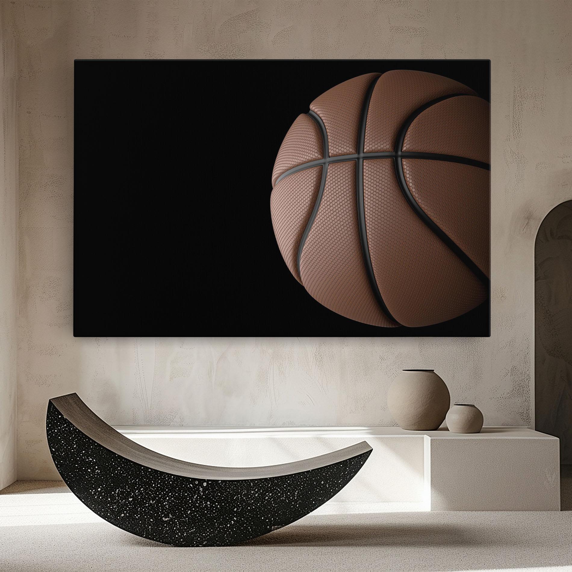 Tablou Canvas 3d Basketball Ball mockup 8