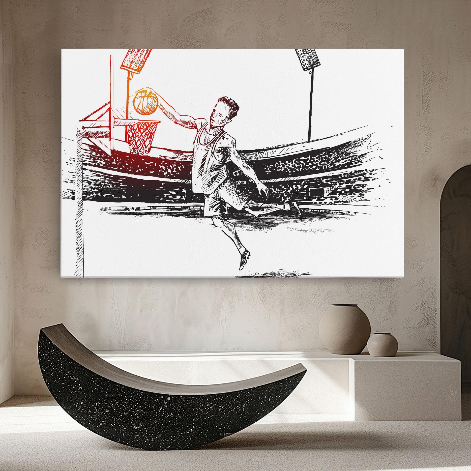 Tablou Canvas Basket Arena mockup 8