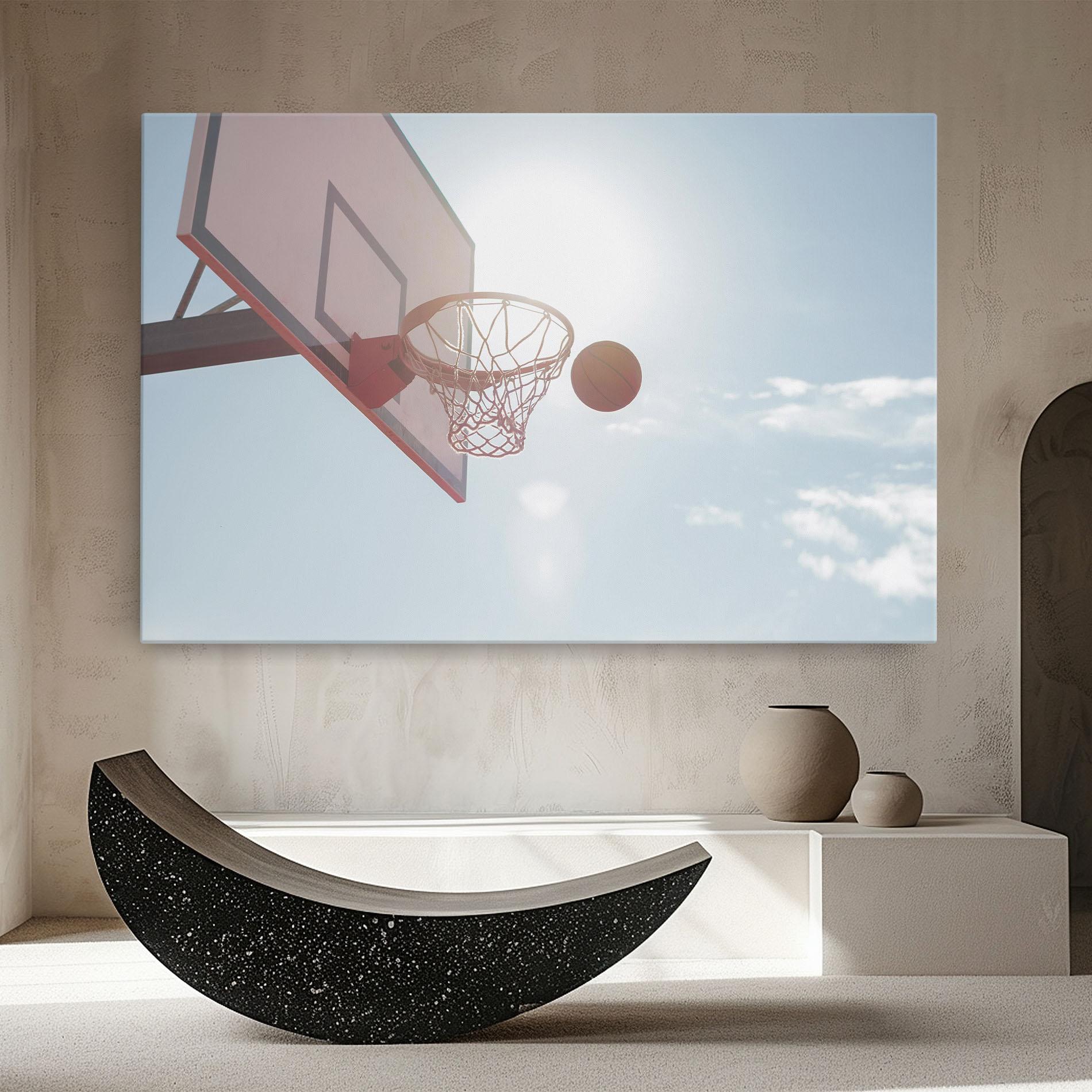 Tablou Canvas Basketball Hoop mockup 8
