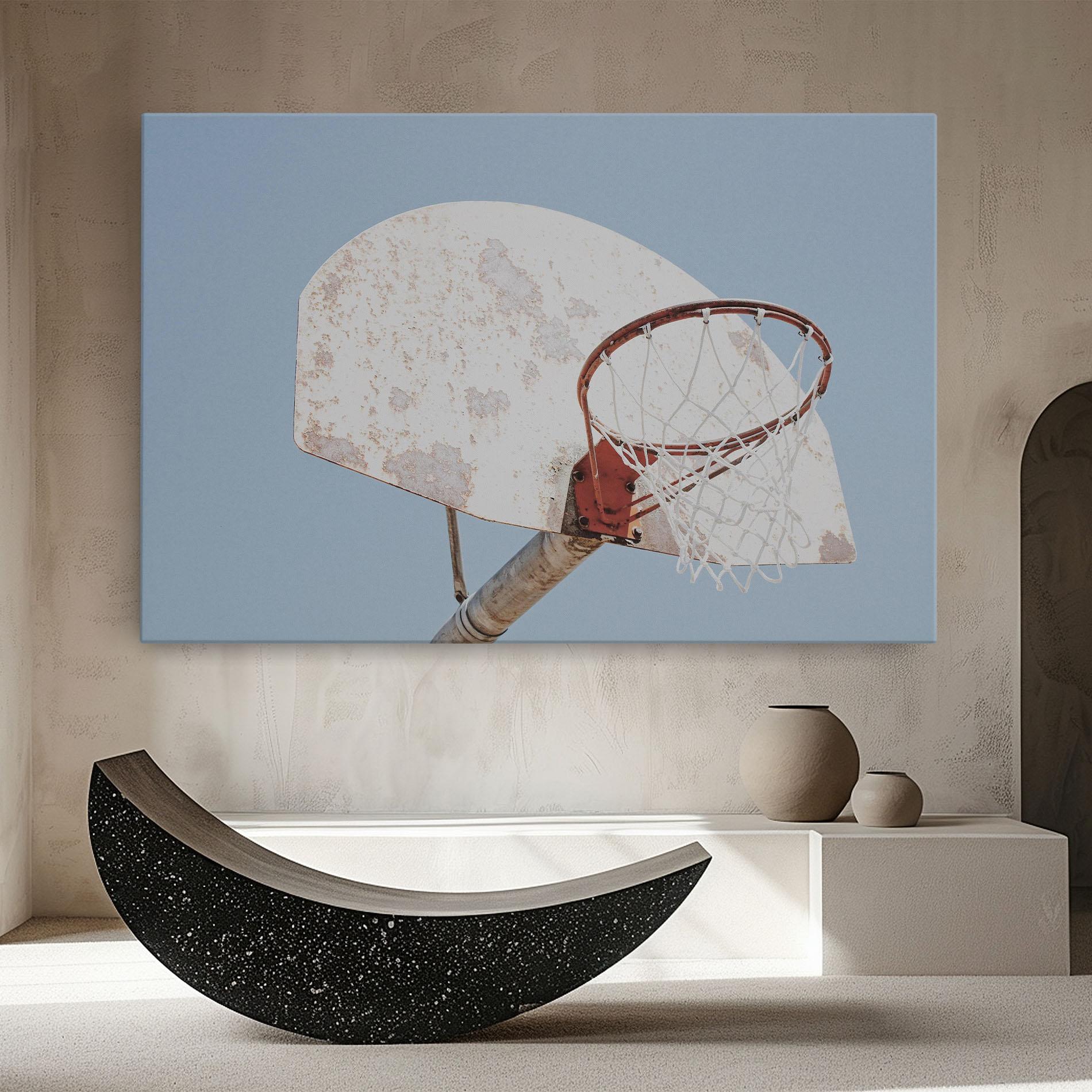 Tablou Canvas Old Basketball Hoop mockup 8