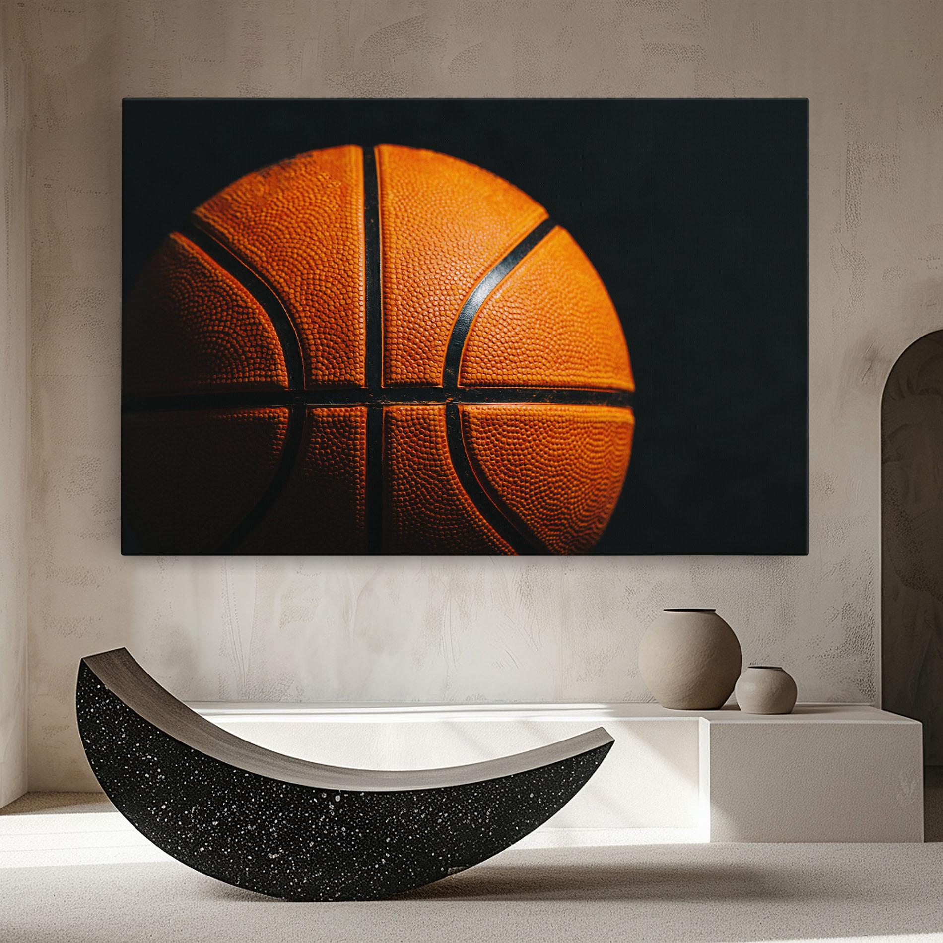 Tablou Canvas Orange Basketball mockup 8