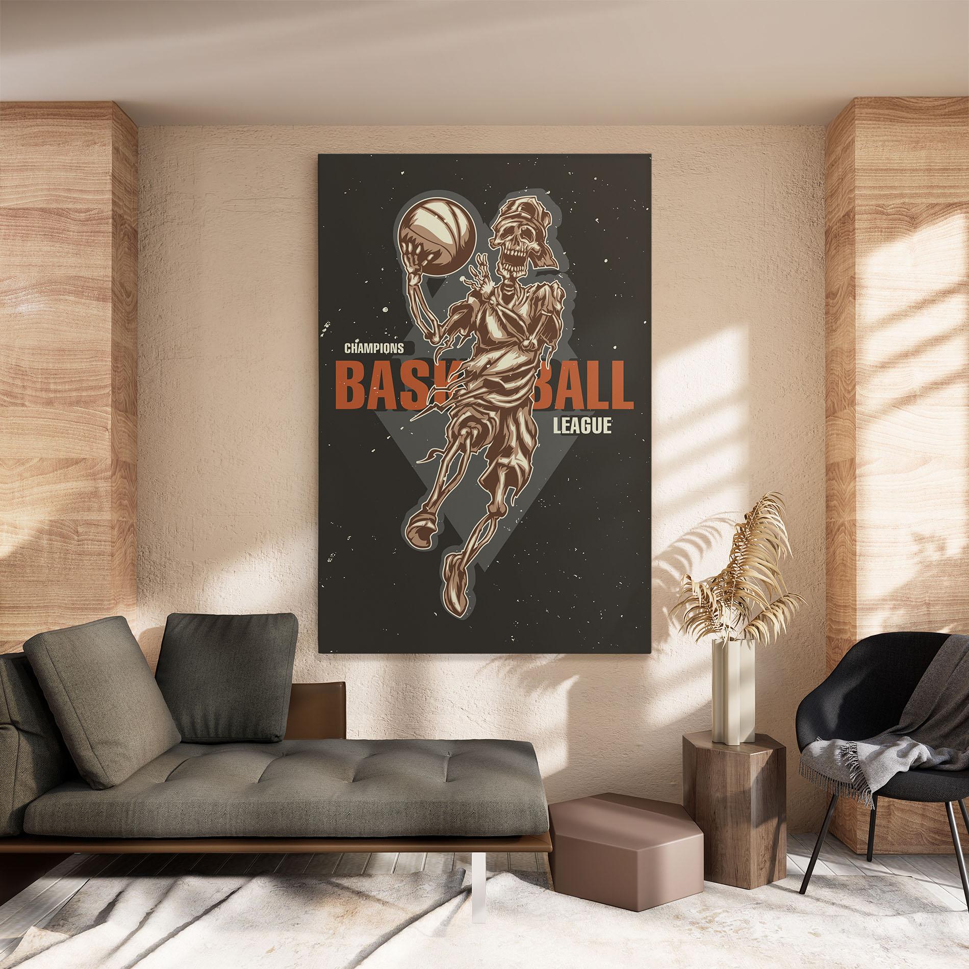 Tablou Canvas Basketball League mockup 8