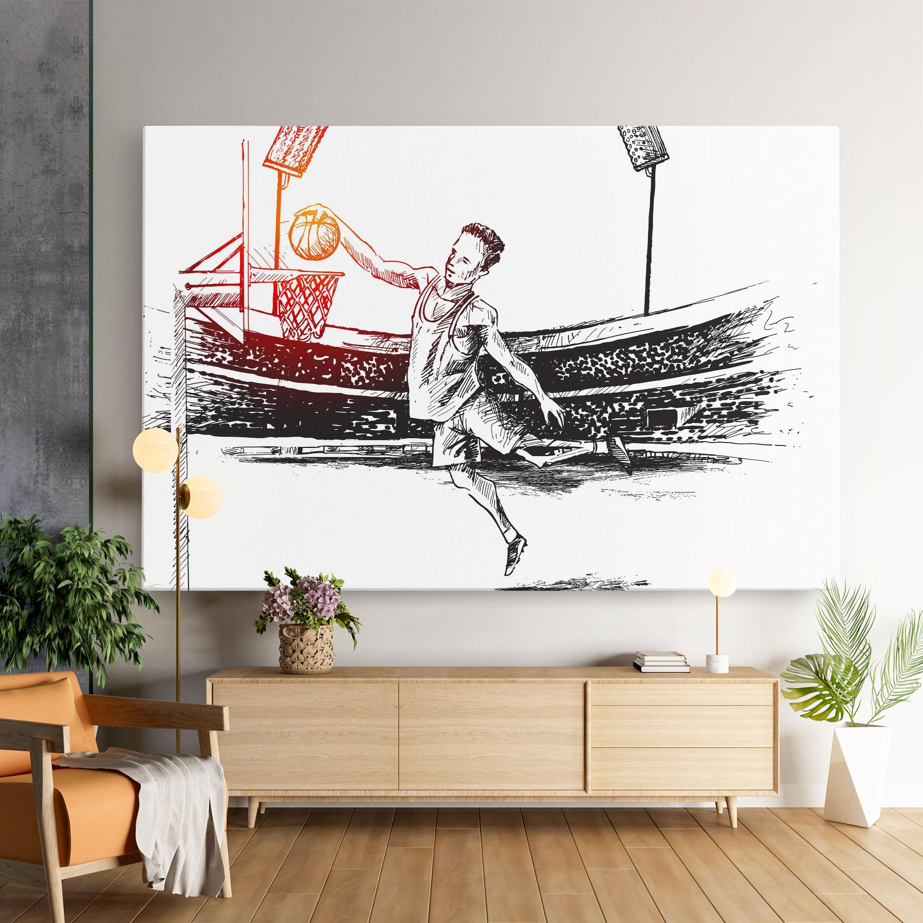 Tablou Canvas Basket Arena mockup 9