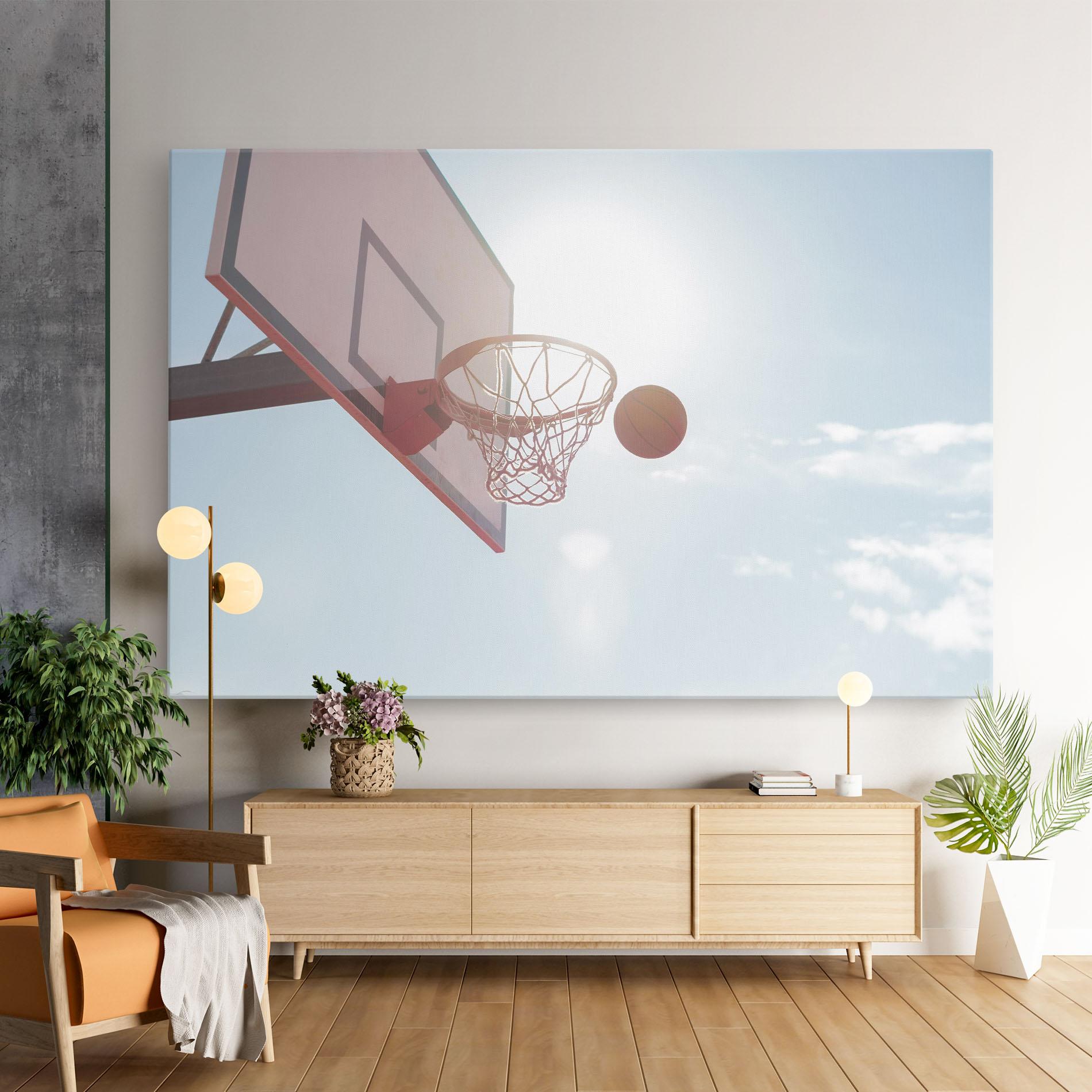 Tablou Canvas Basketball Hoop mockup 9