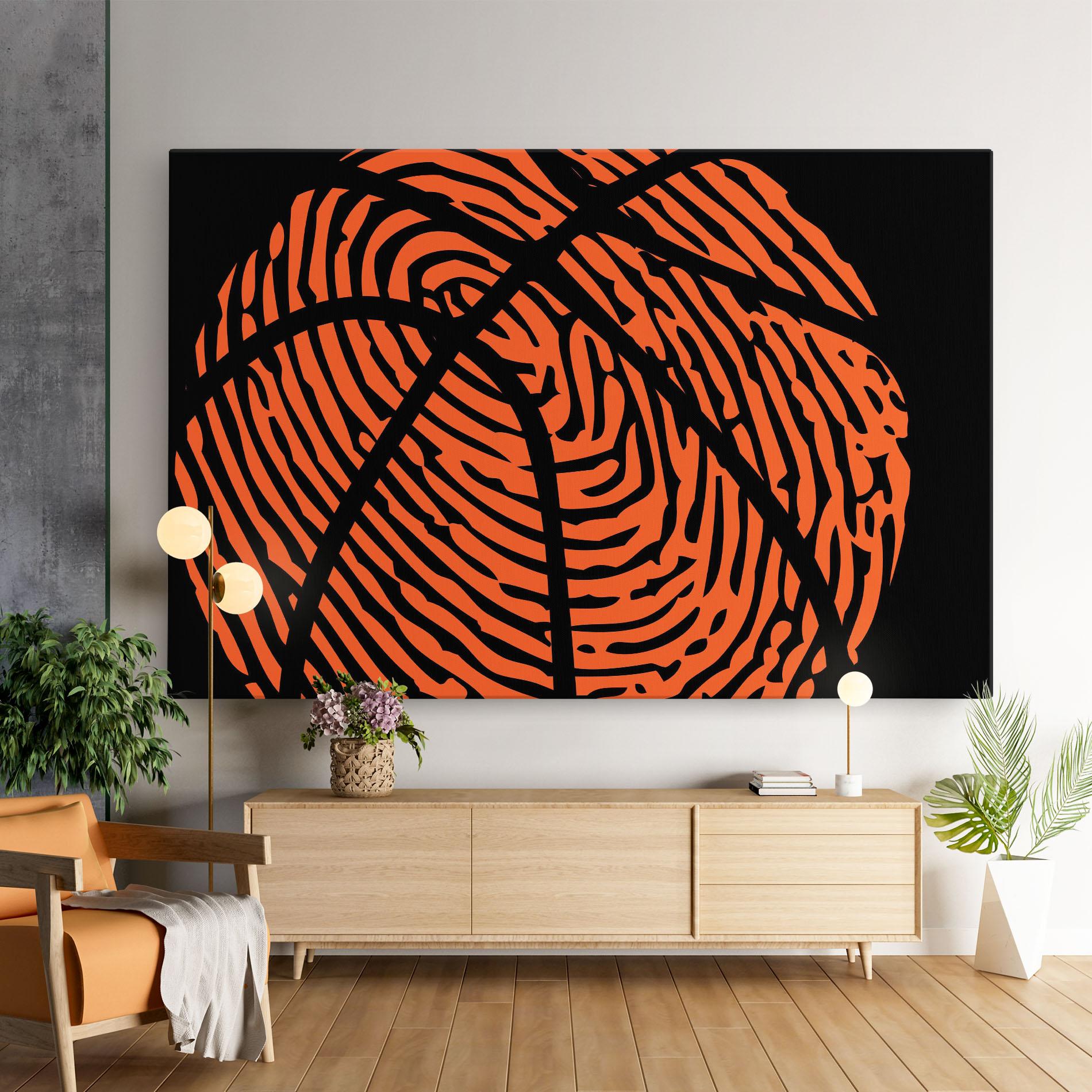 Tablou Canvas Fingerprint Basketball mockup 9