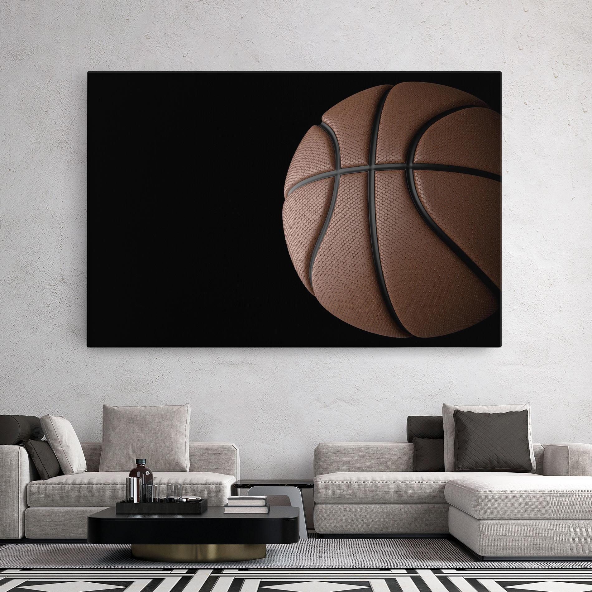 Tablou Canvas 3d Basketball Ball mockup 2