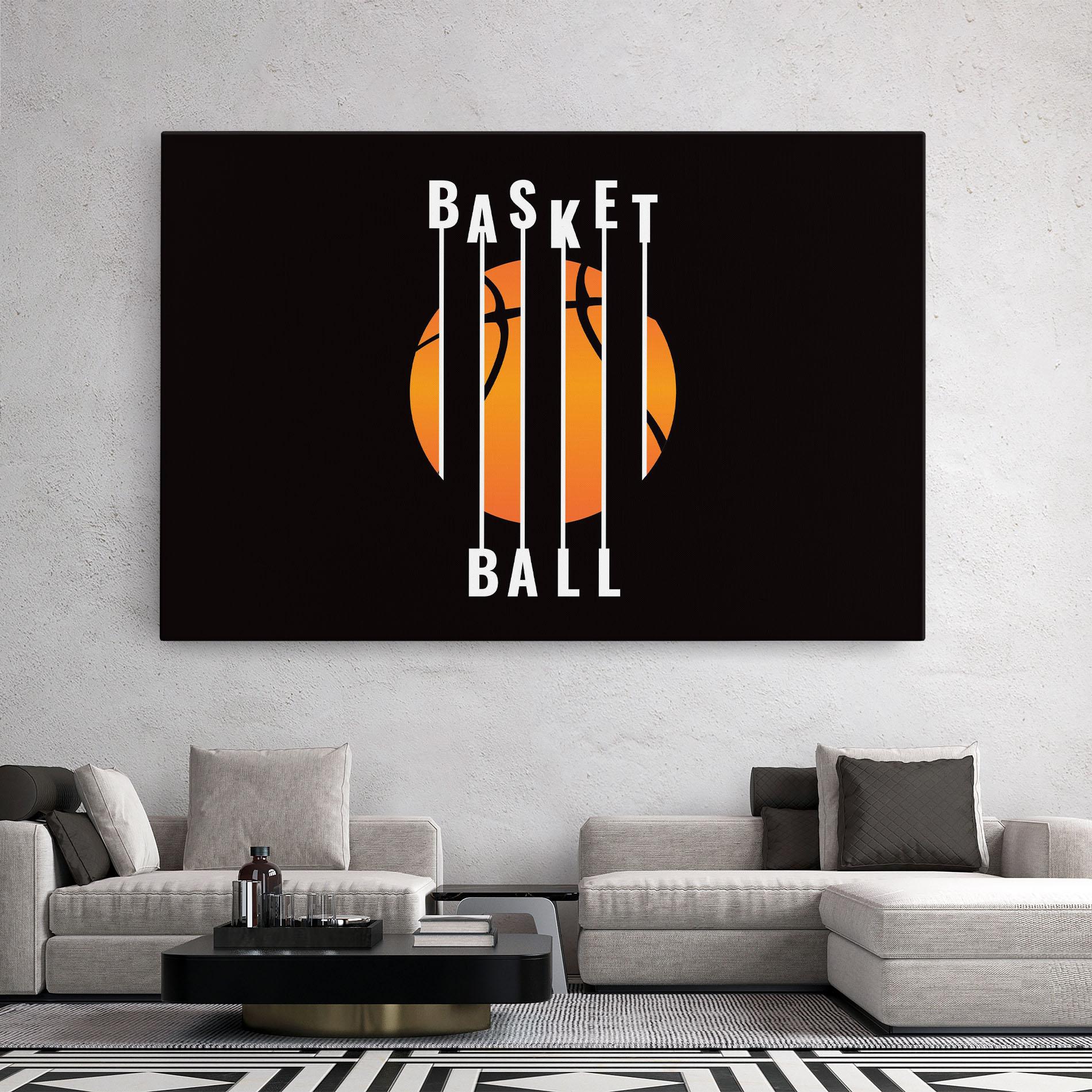 Tablou Canvas Basket Ball mockup 2