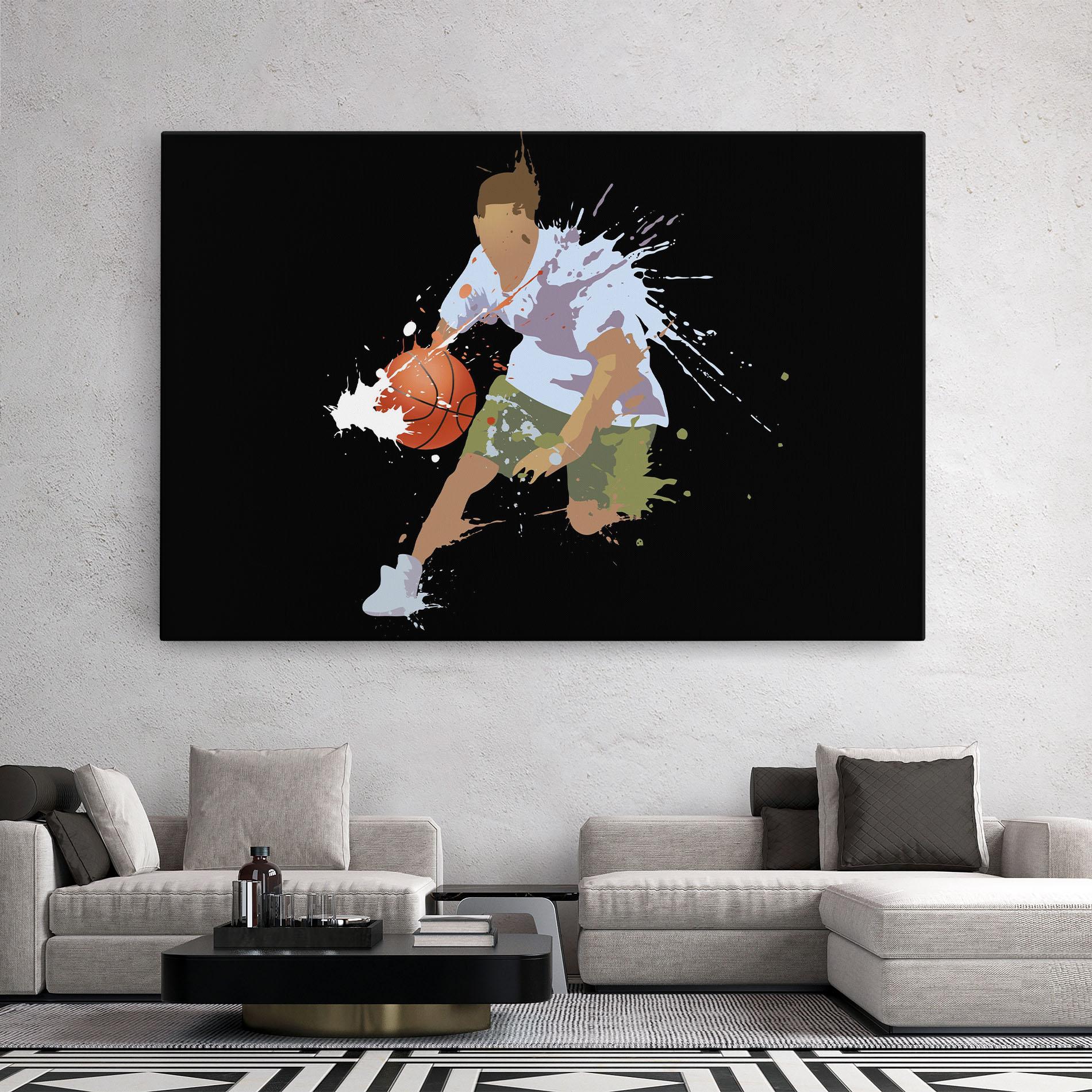 Tablou Canvas Basket Splash mockup 2