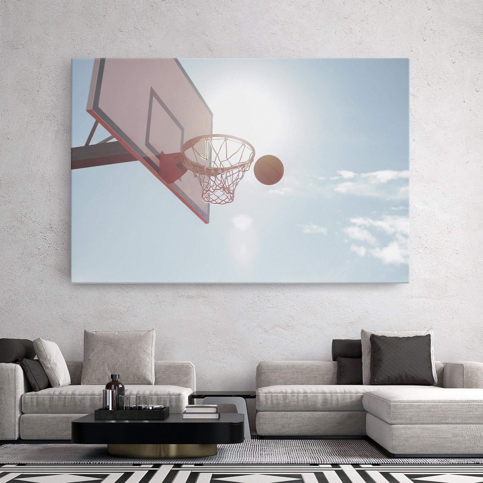 Tablou Canvas Basketball Hoop mockup 2