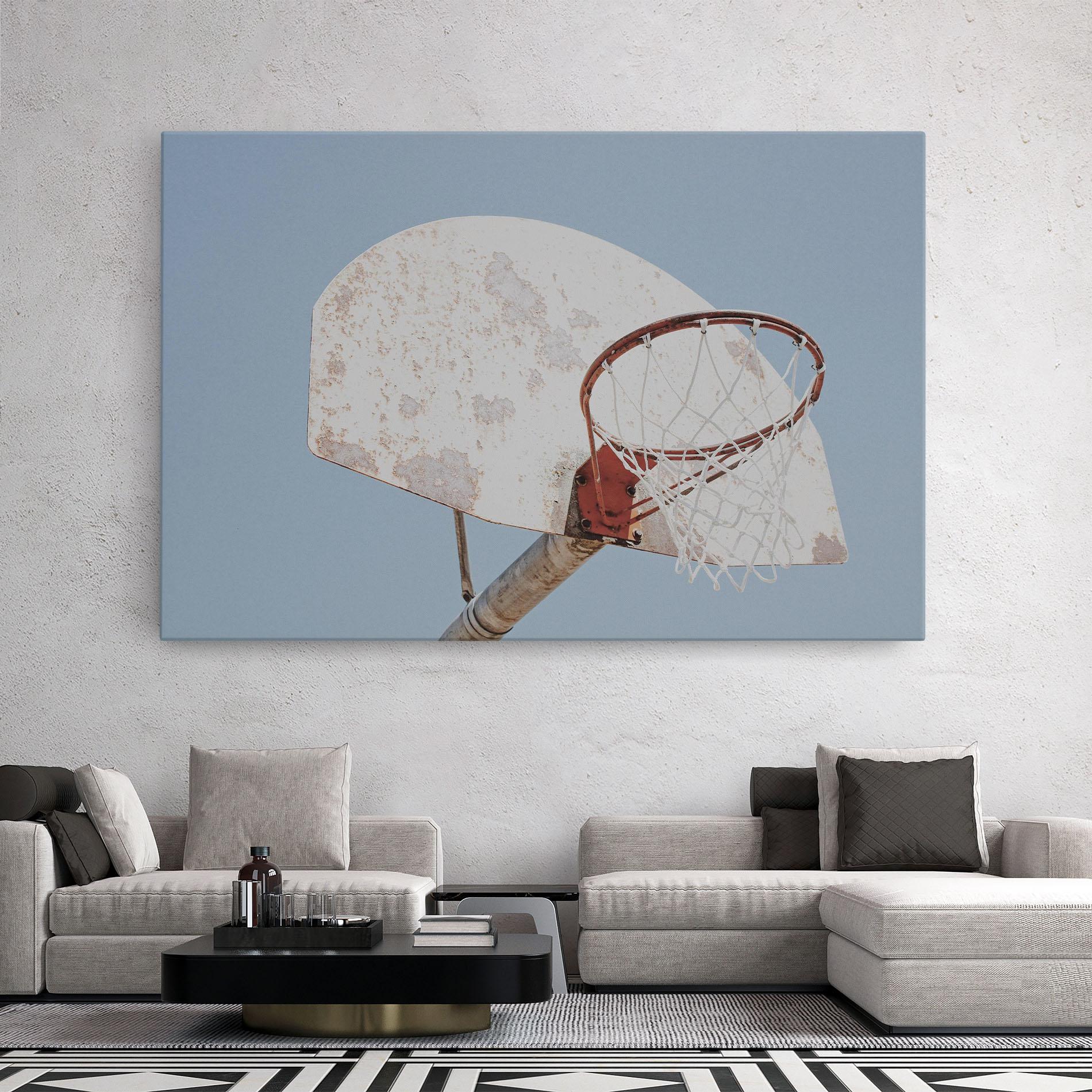 Tablou Canvas Old Basketball Hoop mockup 2