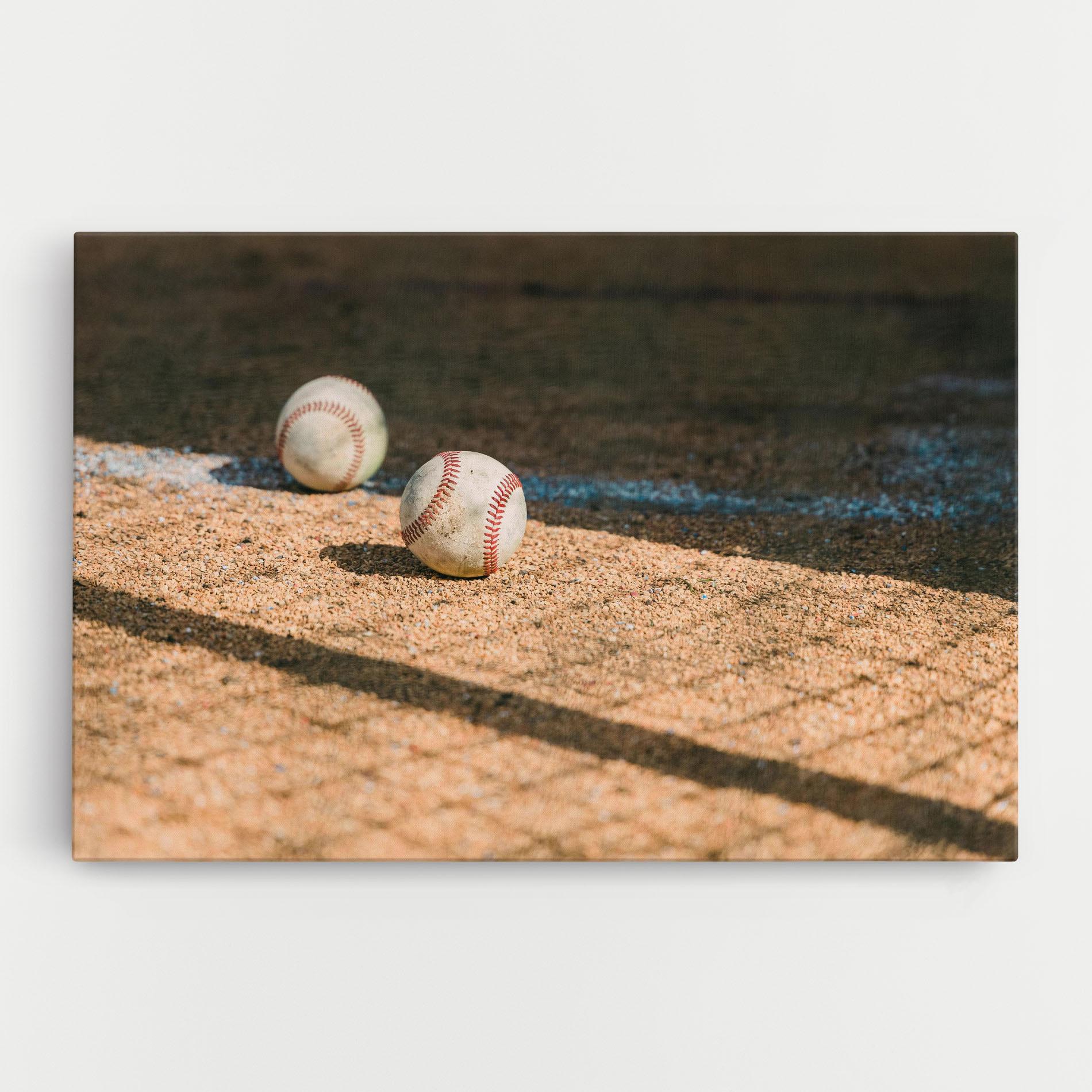 Tablou Canvas Baseball Balls mockup 0
