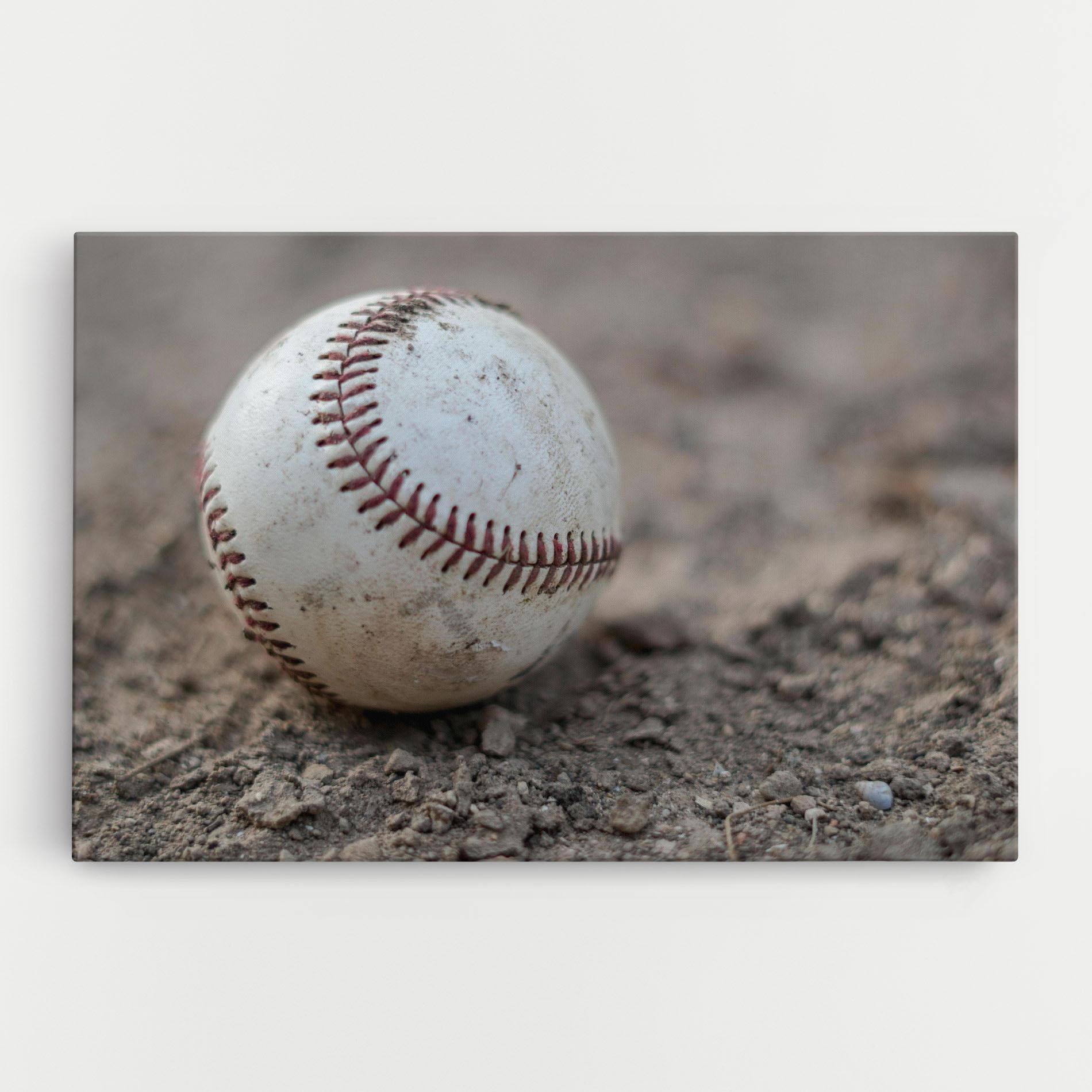 Tablou Canvas Dusty Baseball Ball mockup 0