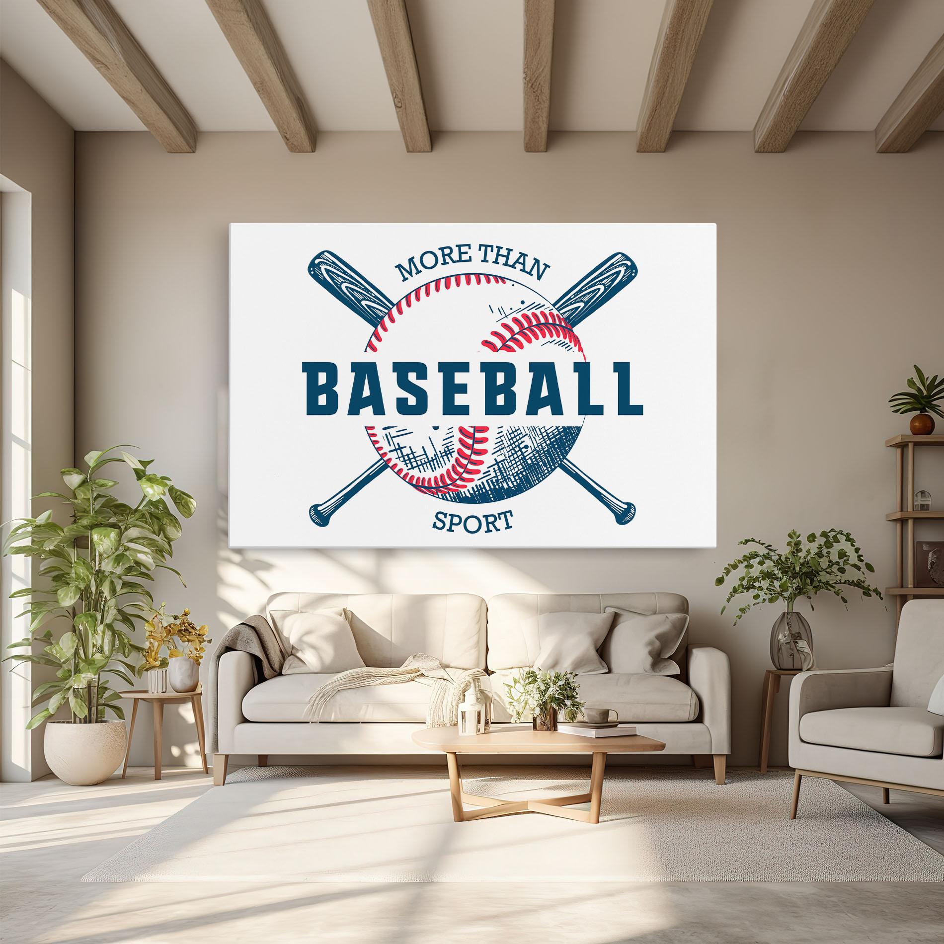 Tablou Canvas Baseball Sport mockup 6