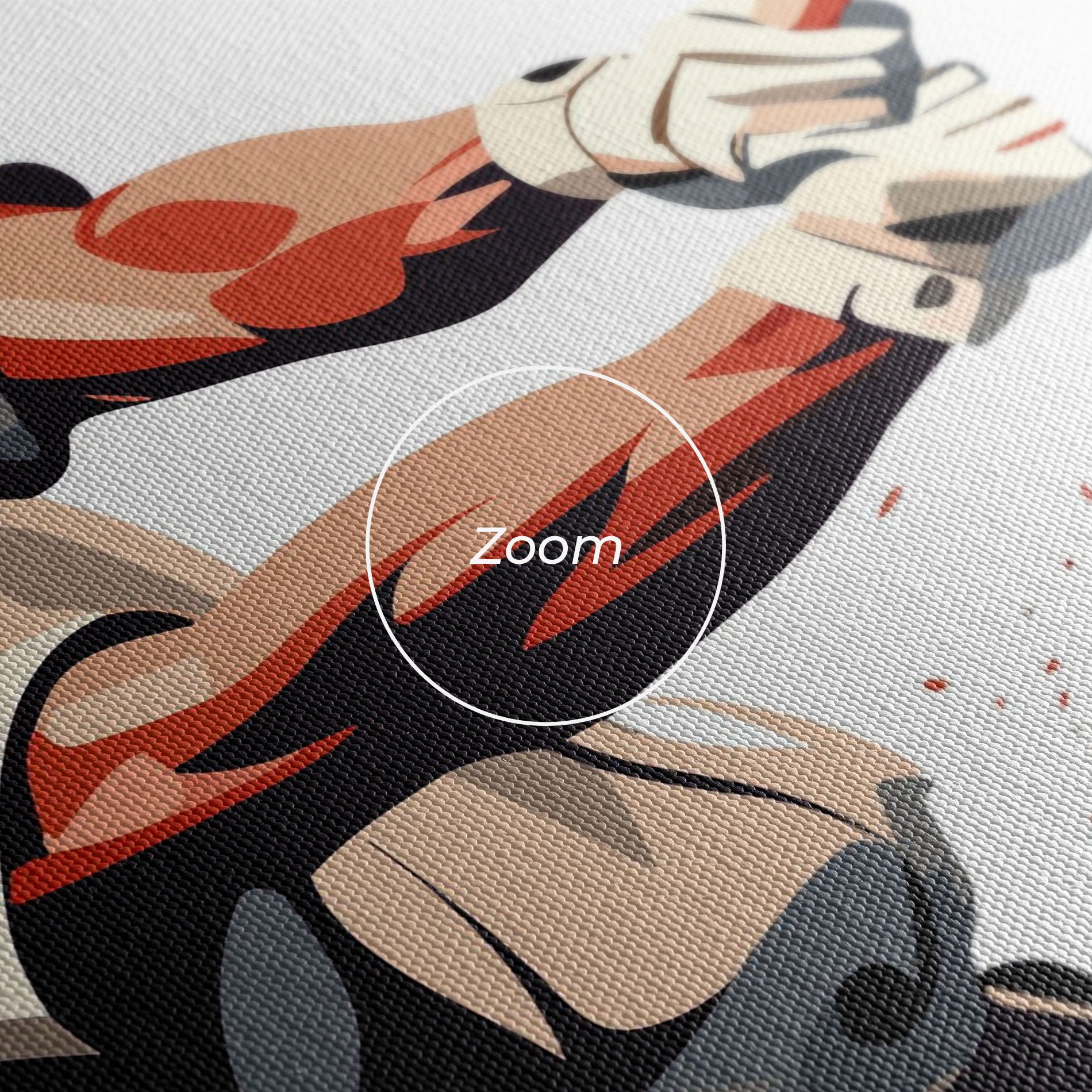 Baseball Red Art mockup 3