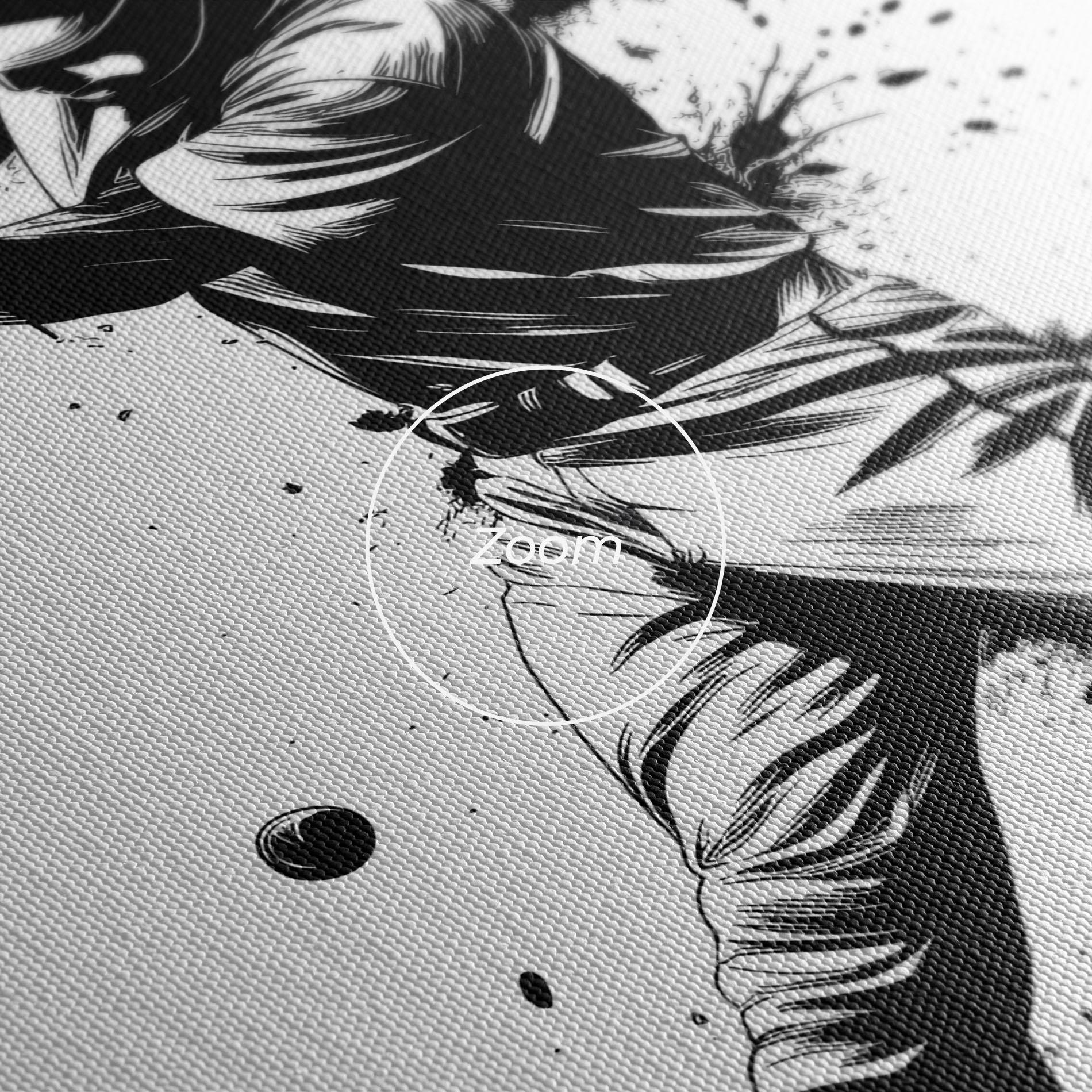 Tablou Canvas Baseball Splash mockup 3