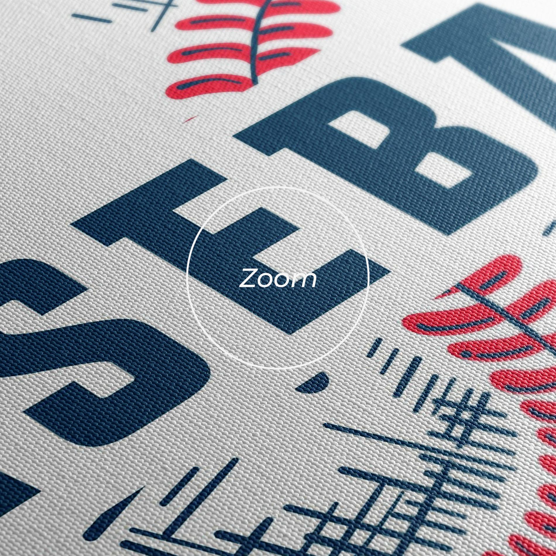 Tablou Canvas Baseball Sport mockup 3