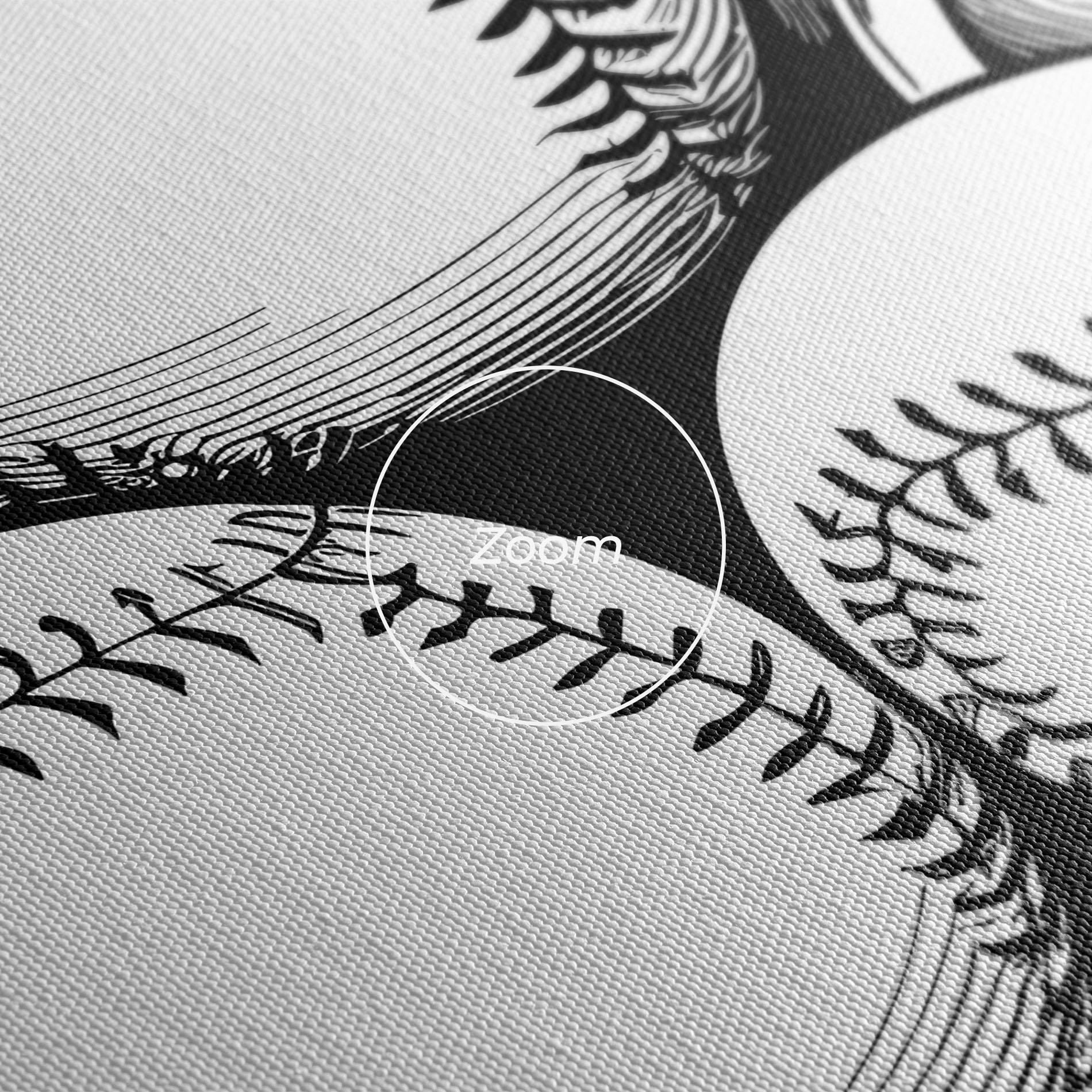 Tablou Canvas Big Baseball Ball mockup 3
