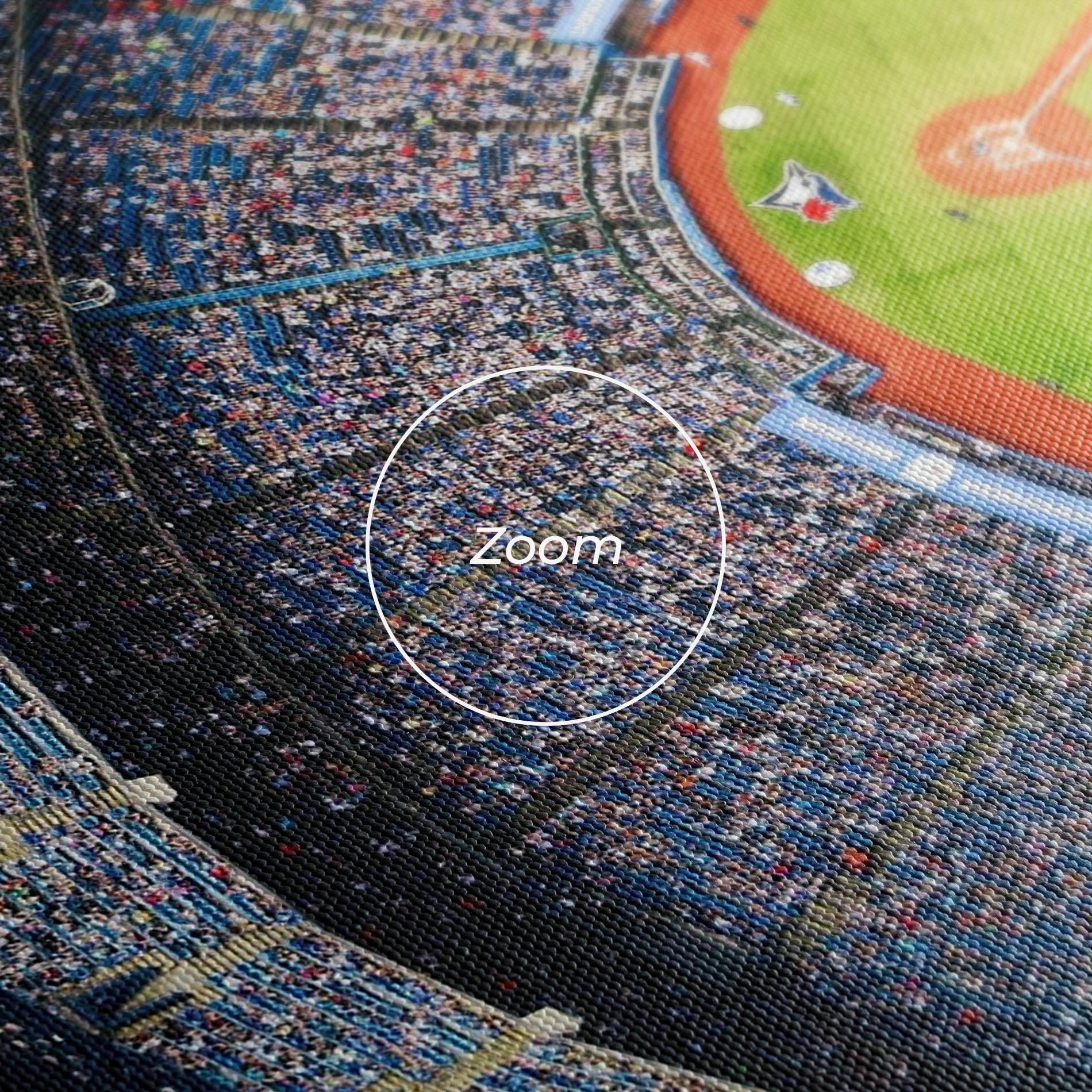 Tablou Canvas Green Baseball Field mockup 3