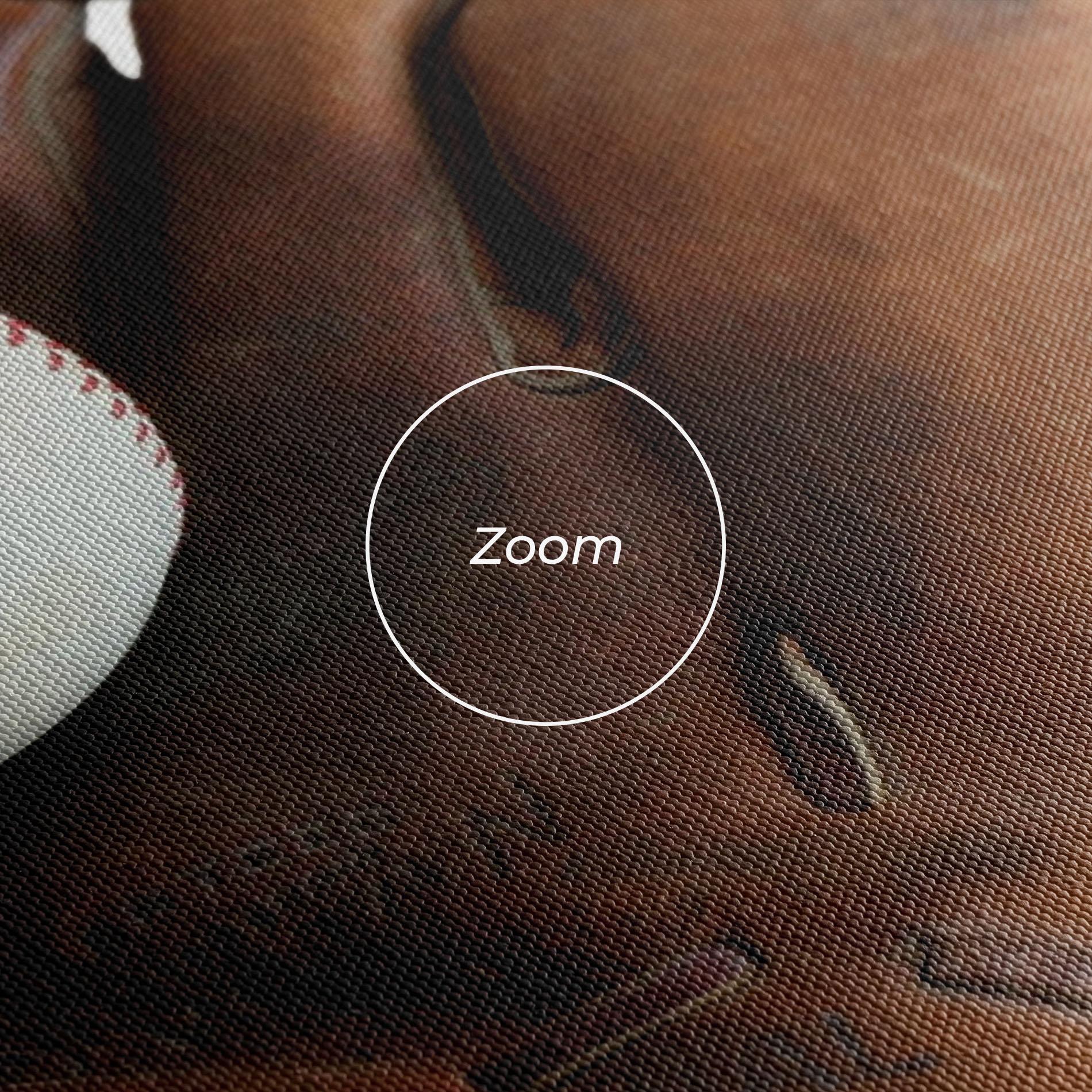 Tablou Canvas Holding Baseball Ball mockup 3