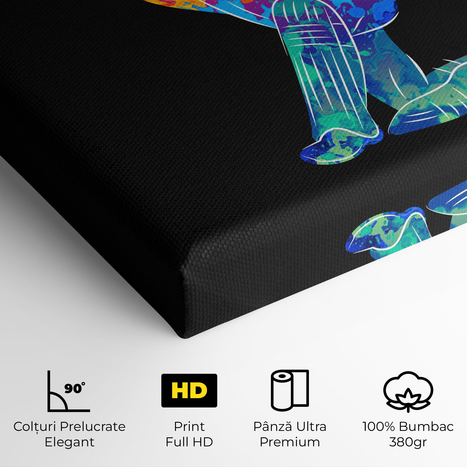 Tablou Canvas Baseball Color Art mockup 4